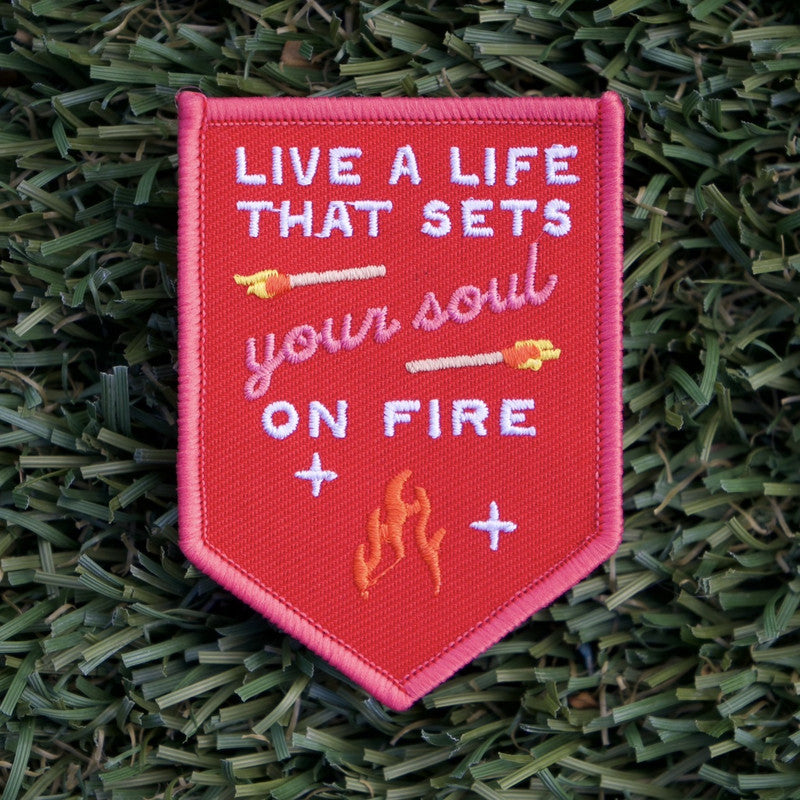Soul on Fire Embroidered Patch