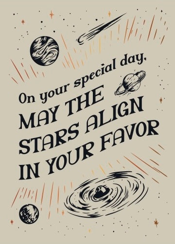 Stars Align Birthday Card