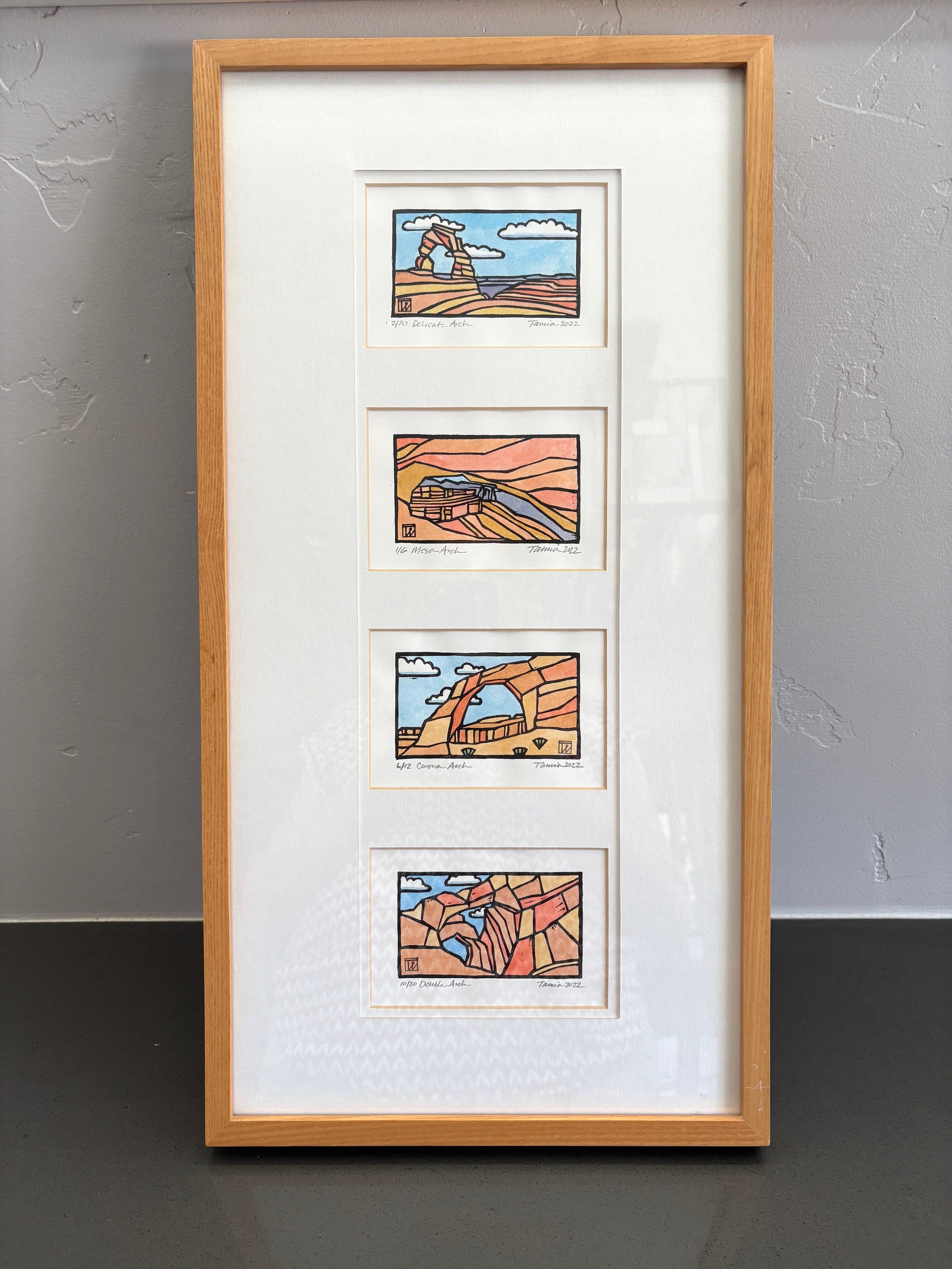 “Four Arches”  - Original Artwork - Road Trip Art Show