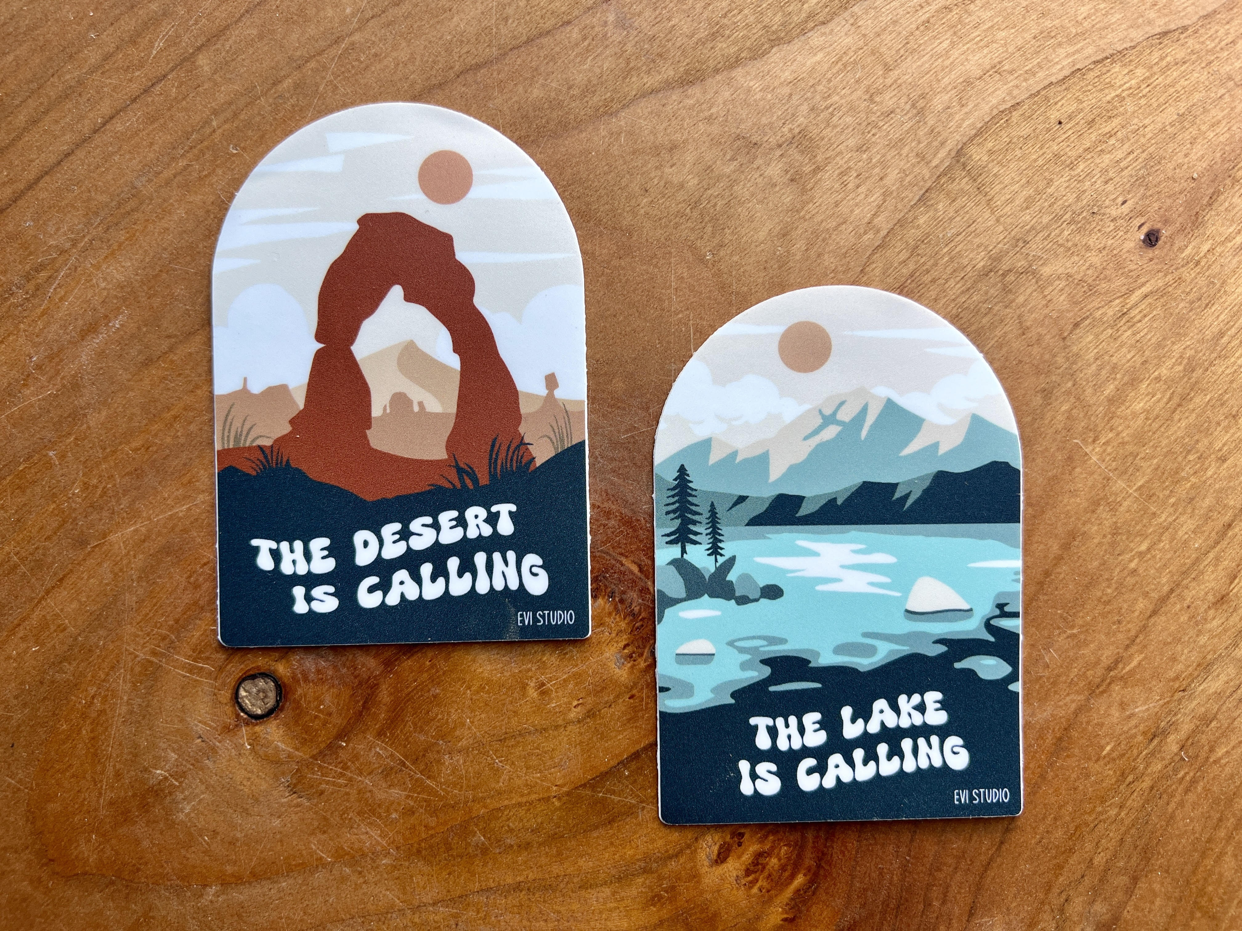 The Lake is Calling Sticker