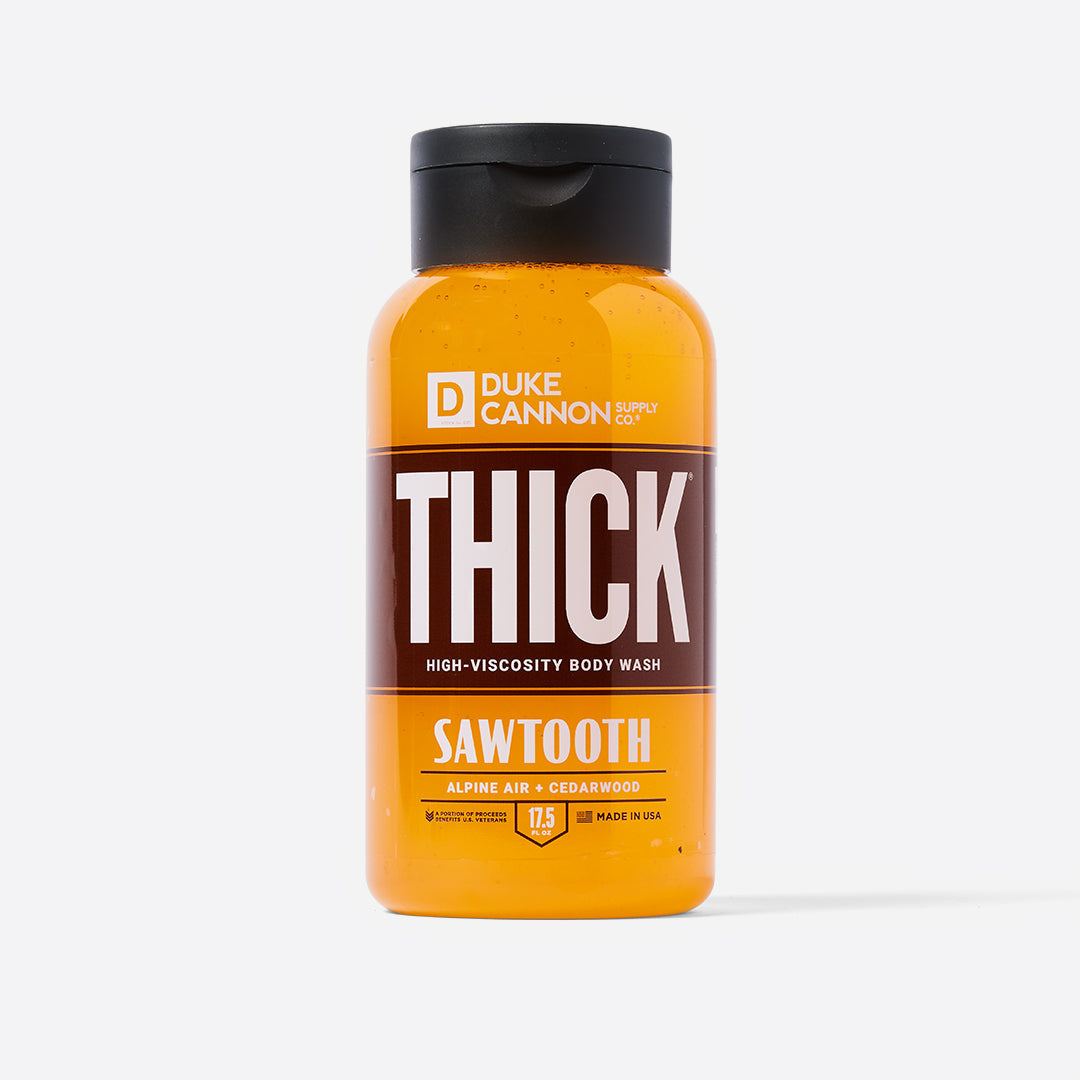 Featuring scents of alpine air and cedarwood, Sawtooth smells like a scenic drive in late fall, not the DMV in South Albuquerque. Body Wash