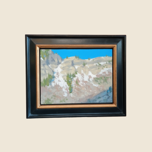 "Trevor's Mt" - Original Painting - Winter Solstice Art Show