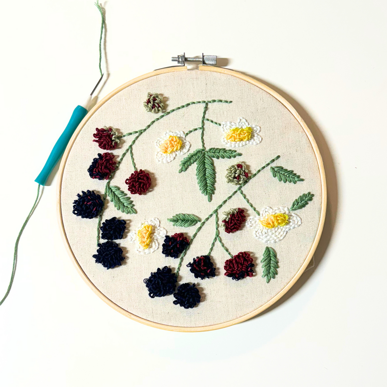 8" Floss Punch Embroidery DIY Kit