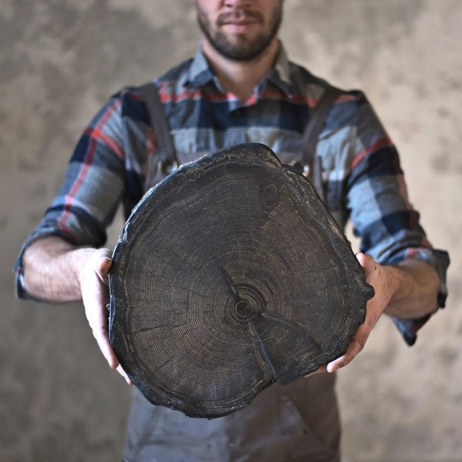 Utah Tree Ring Woodcut print - 18x24