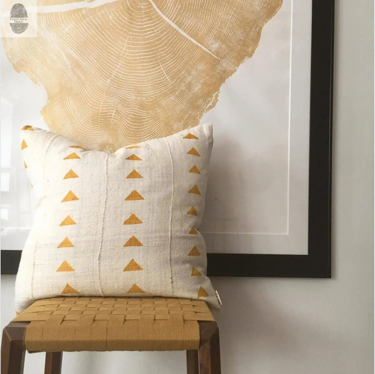 Utah Locust Tree in Gold Ink - 36x48 print