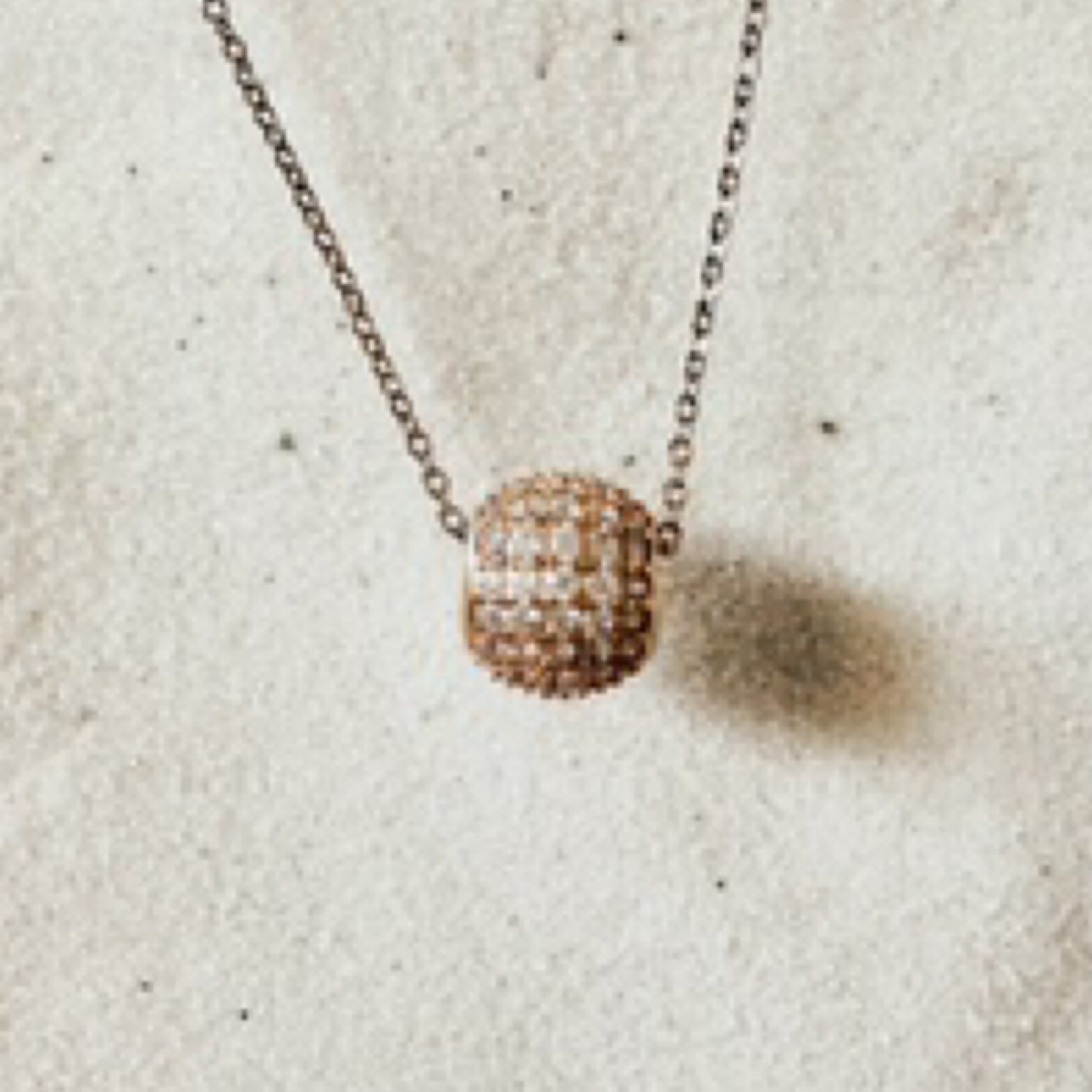 Disco Bead Necklace