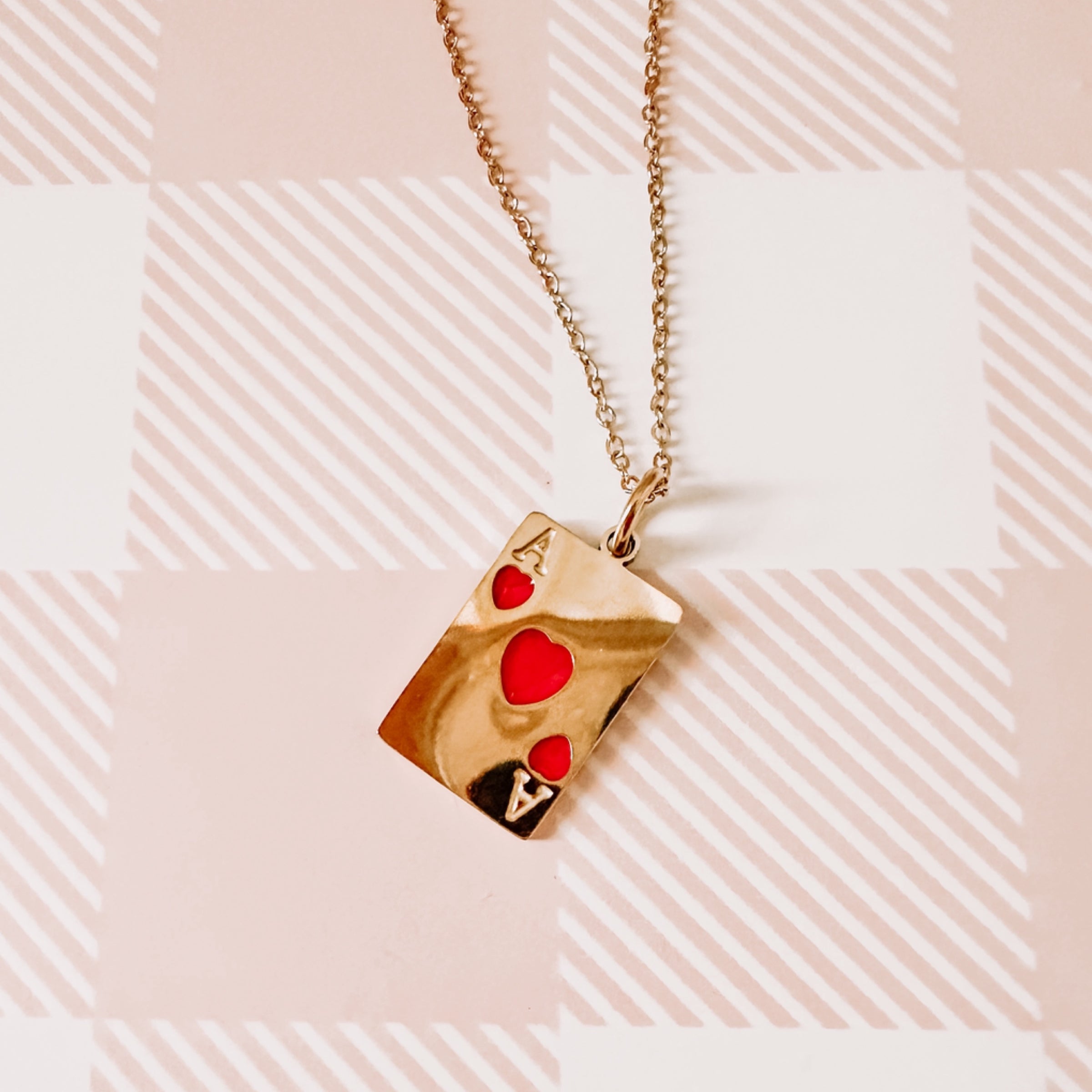 Ace of Hearts Necklace