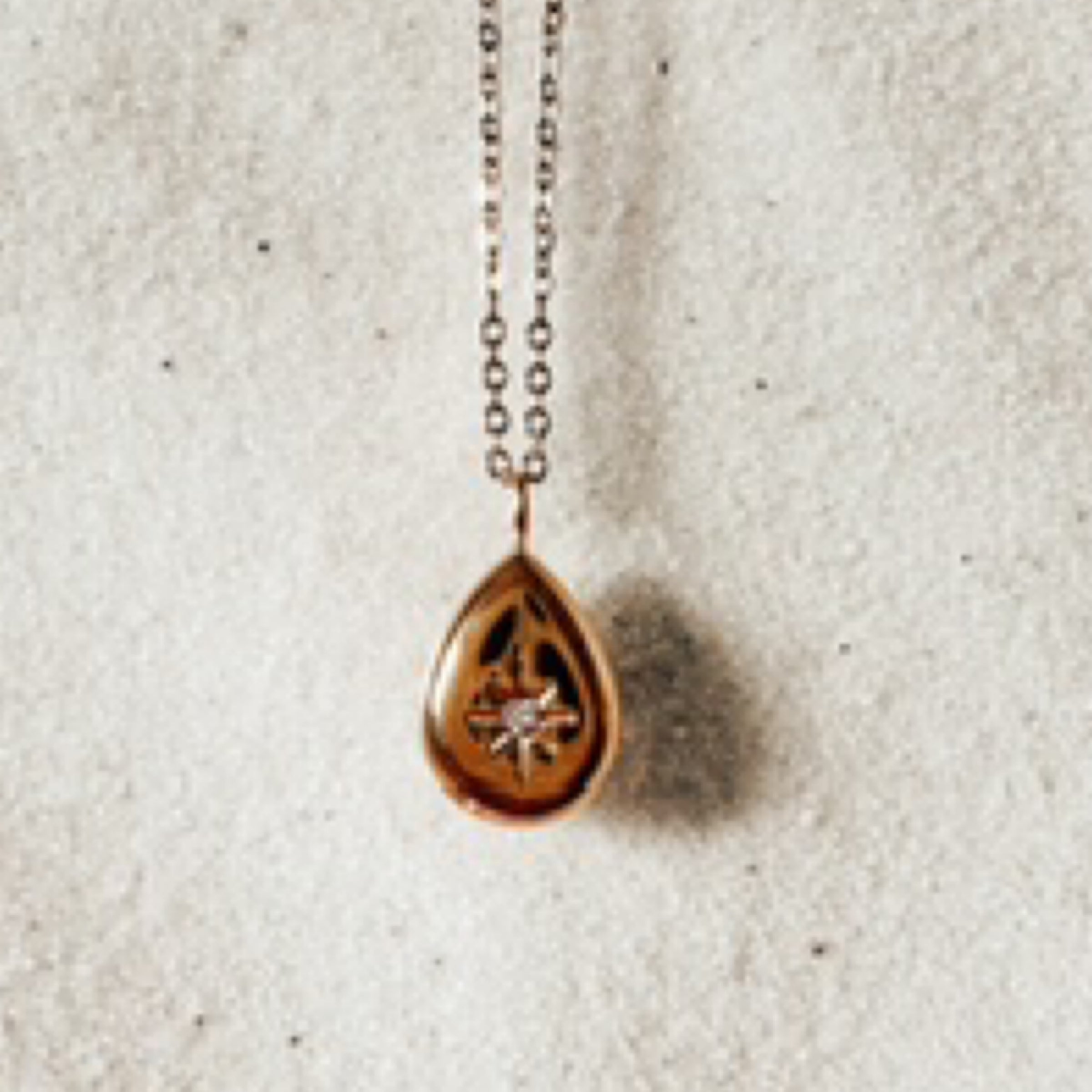 Star Drop Necklace