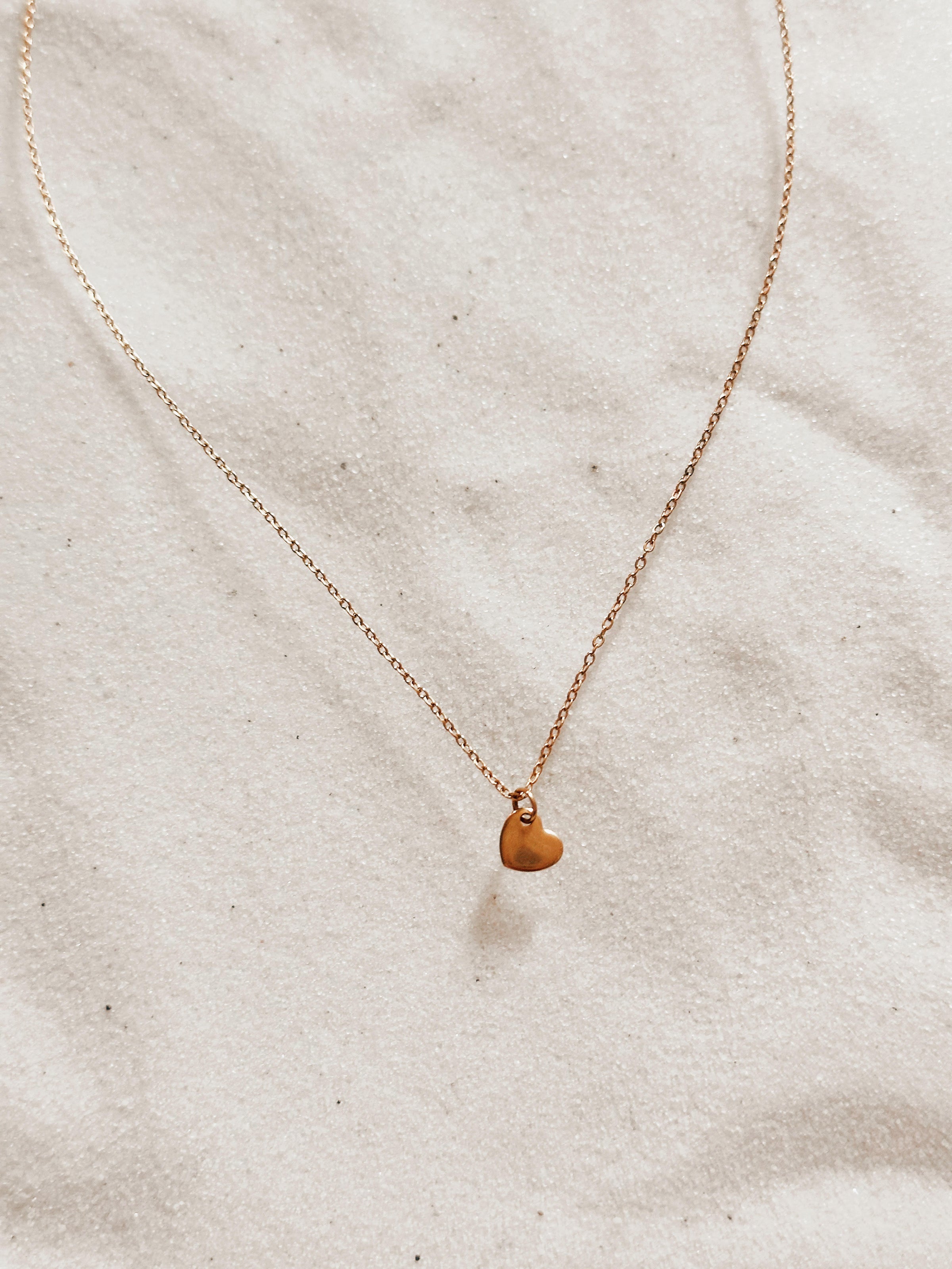 Flat Heart Necklace
