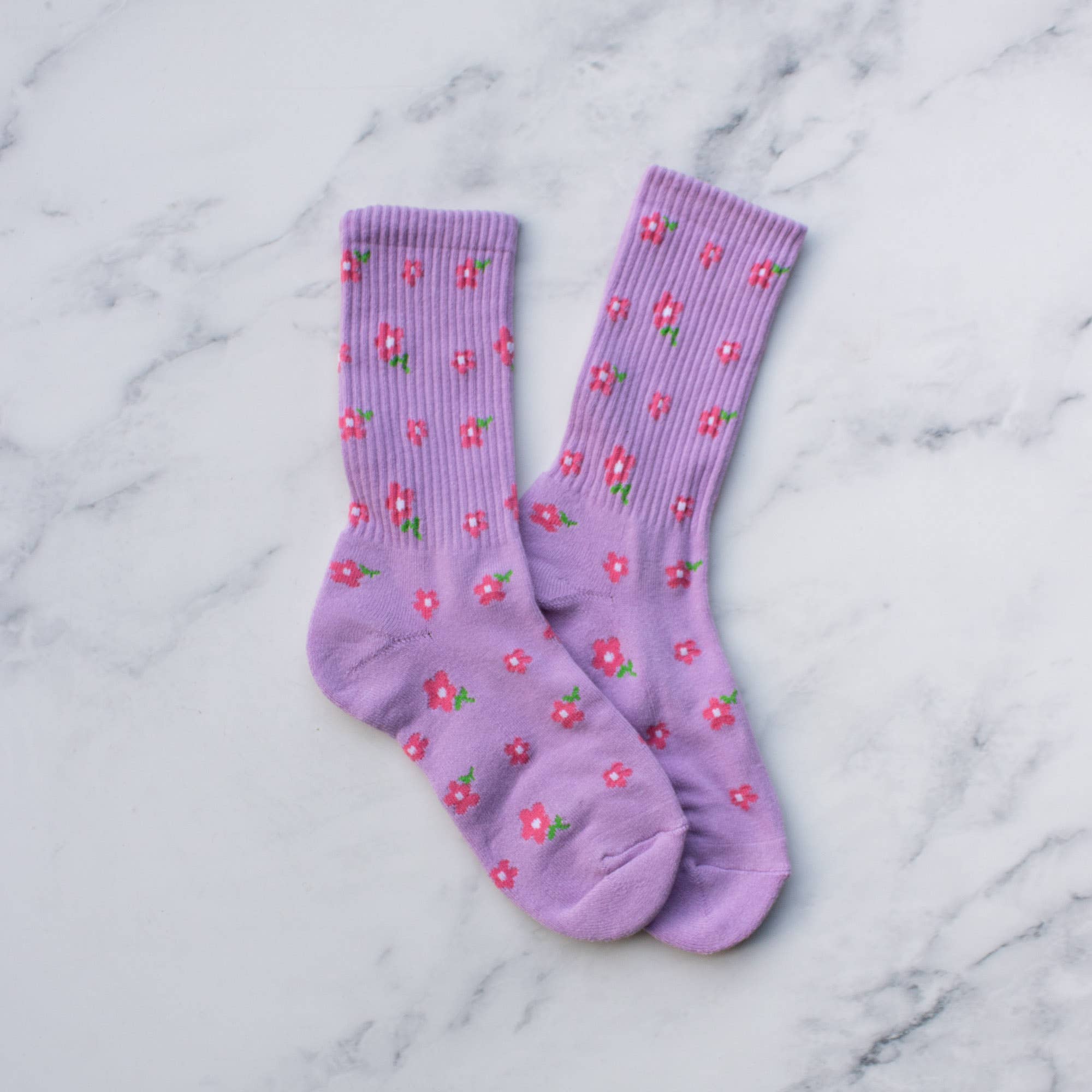 Little Flower Casual Socks - 2 Colors