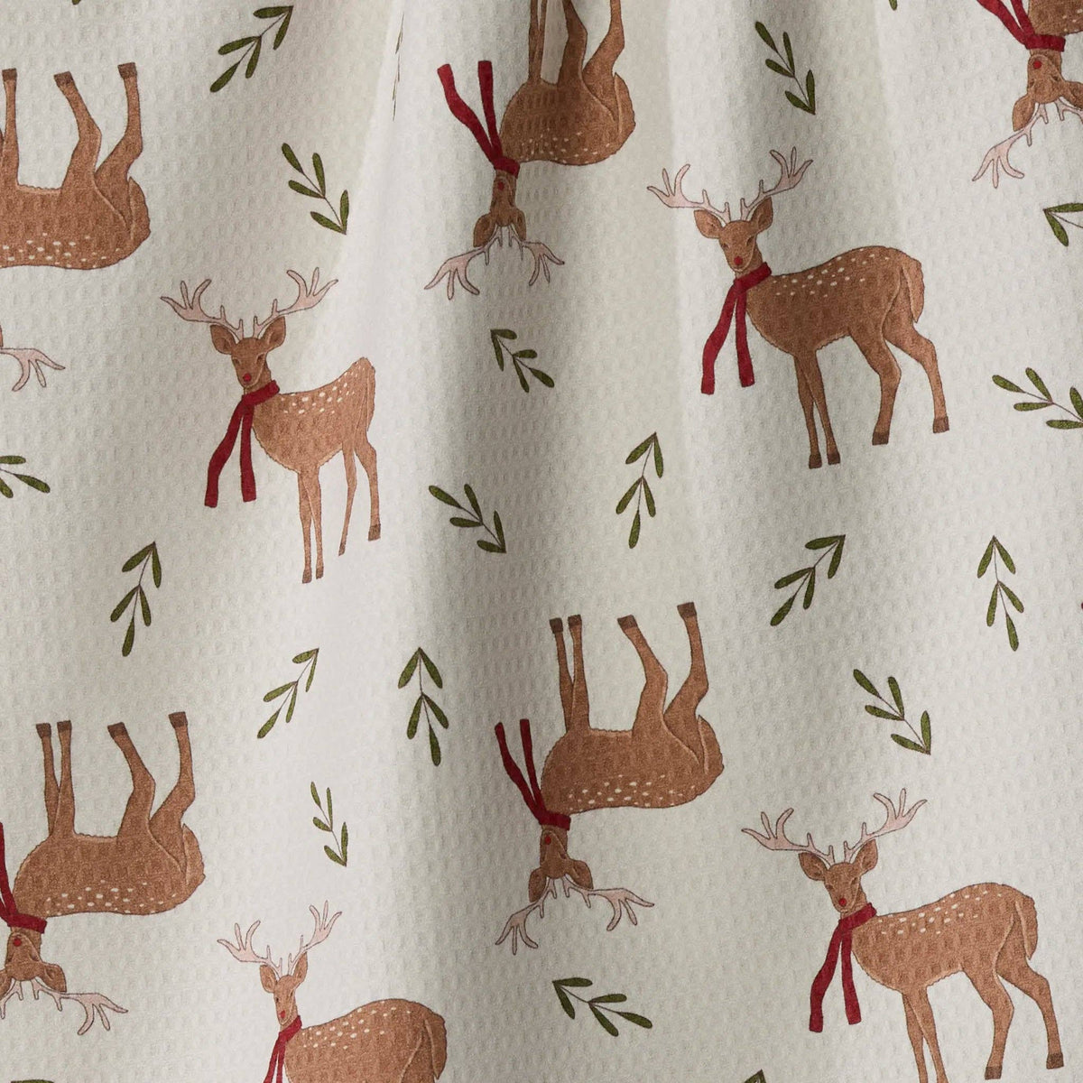 Winter Reindeer Luxe Kitchen Towel
