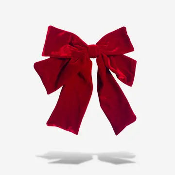 <p>Add a pop of color to any outfit with our Big Red Velvet Bow. Made from luxurious velvet, this red bow is the perfect statement accessory. Wear it on a night out or to a special event to stand out in style. Go big or go home!</p> <p>&nbsp;</p>