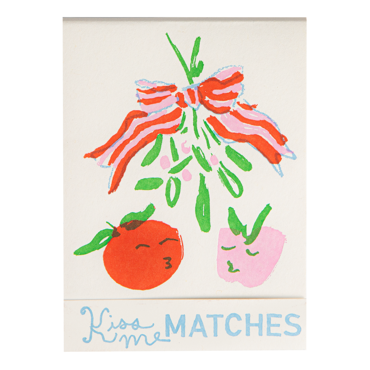 Mistletoe Kissing Matchbook