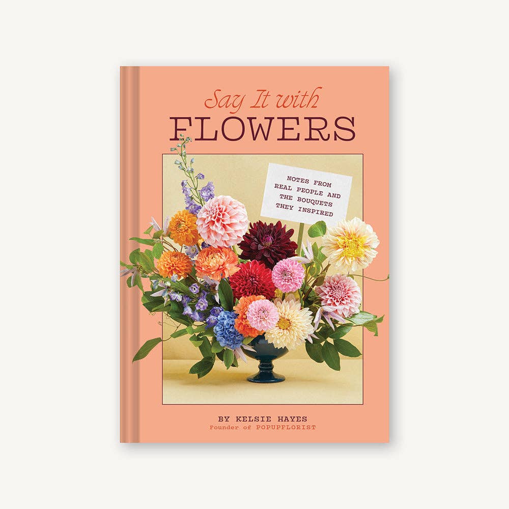 Since opening NYC-based flower shop POPUPFLORIST, owner Kelsie Hayes has collected the most memorable notes customers have written to accompany an arrangement. These messages range from congratulatory to endearing, hilarious, condoling, sexy, apologetic, and even mysterious, and they offer a peek into the private lives of everyday people. This petite gift book collects 52 of these anonymous notecards, each paired with a flower arrangement inspired by the sender's words and designed with POPUPFLORIST's signa