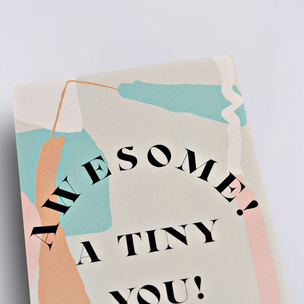 This graphic card is blank on the inside, leaving plenty of room for a personalized message! It’s an A6 card, printed in the UK on 300gsm Fresco Gesso FSC certified paper which gives it a lovely texture and rich colors. Comes with a kraft envelope and is packed in a biodegradable bag.