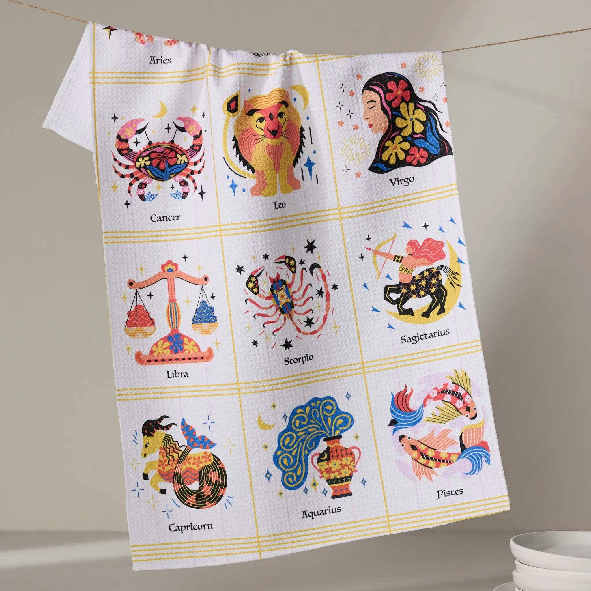 Cosmic Harmony Tea Towel