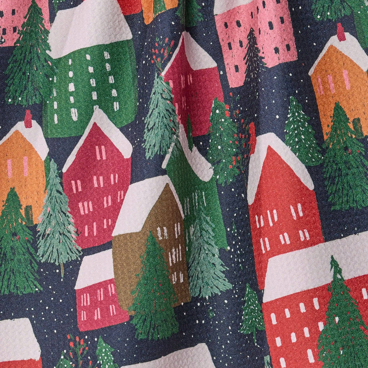 Alpine Village Tea Towel  