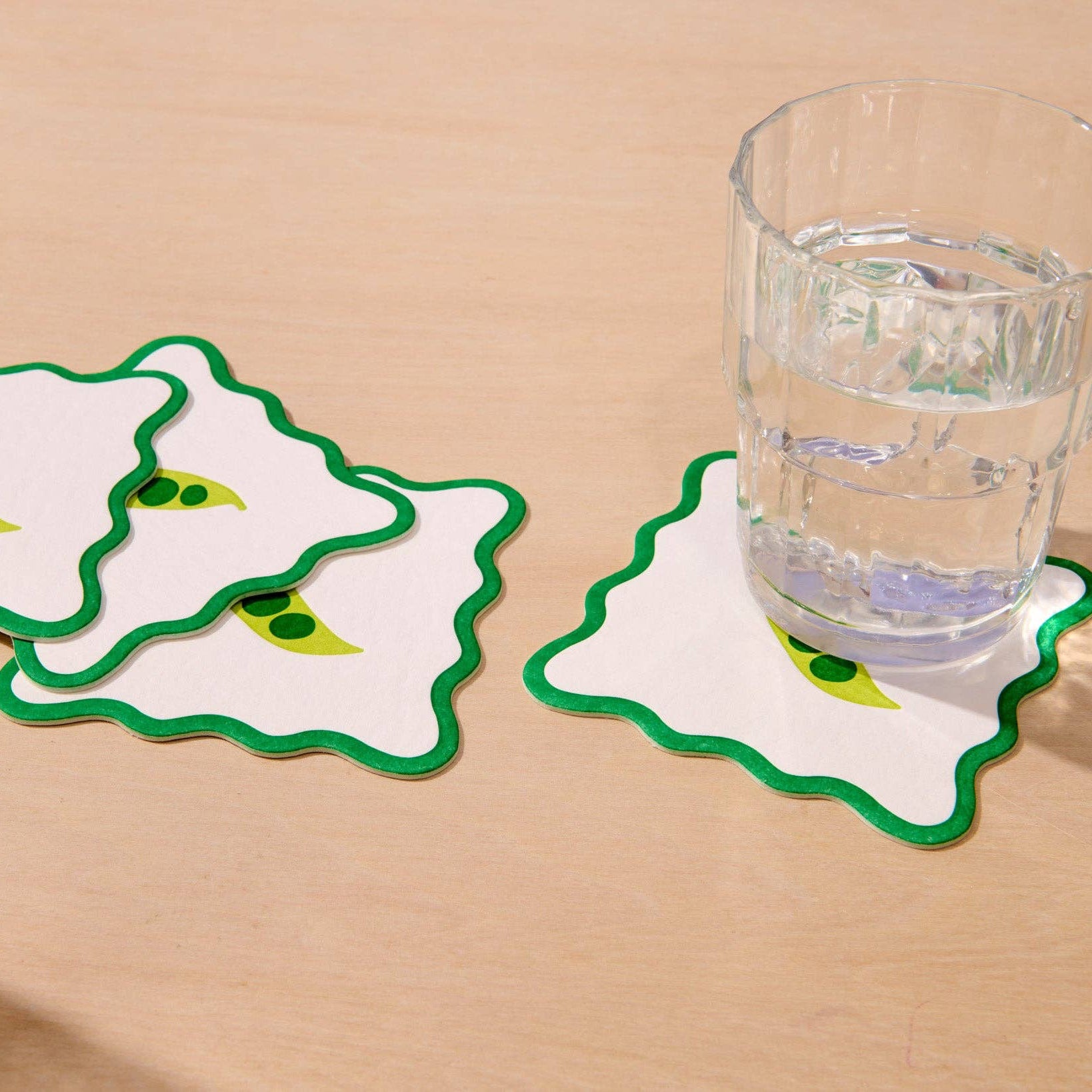 Crudite Letterpress Vellum Coasters - 5 Styles Available