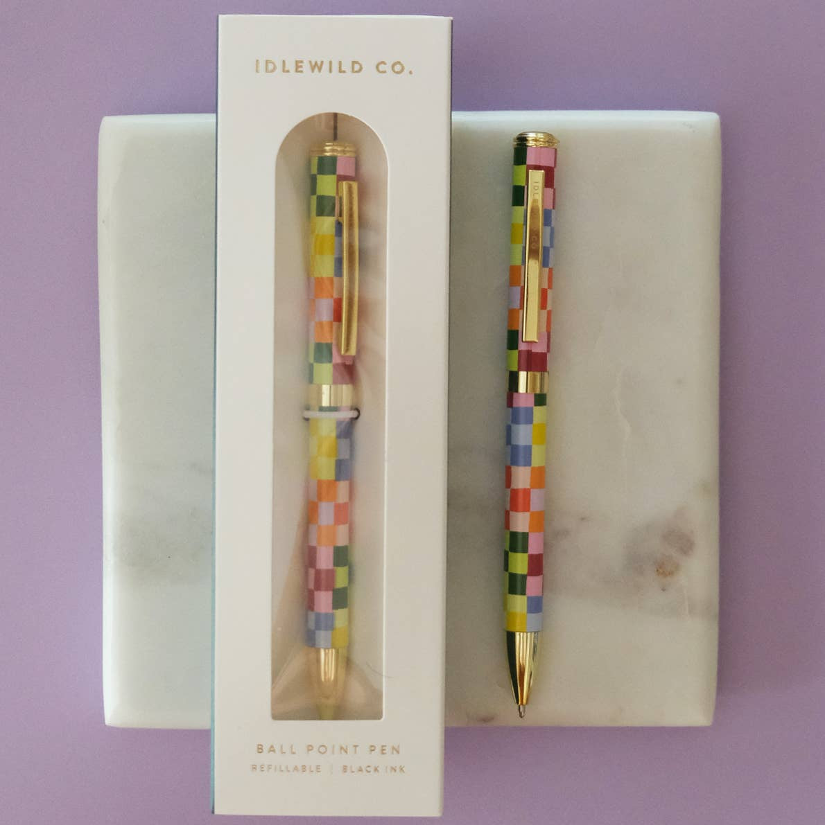 The one you don’t let anyone borrow. Our custom designed ballpoint pens feature scratch proof, wrap-around full-color graphics, and metallic gold hardware to add a classic touch. All Luxe Pens are boxed and write in medium weight black ink.&nbsp;

• BLACK INK • 1.0MM LINE WEIGHT

• APPROXIMATELY 5 1/4″ X 3/8″