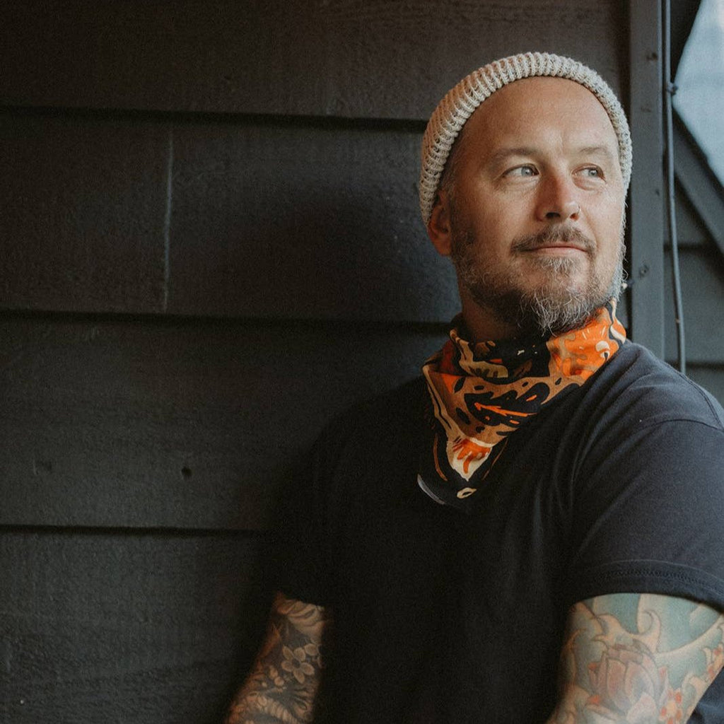 Unleash your wild side with "Wild Dwelling": the organic cotton bandana that's good for both you and the environment. Made with 100% certified organic cotton, this versatile bandana is perfect for accessorizing while reducing your carbon footprint. Embrace nature's style with "Wild Dwelling".