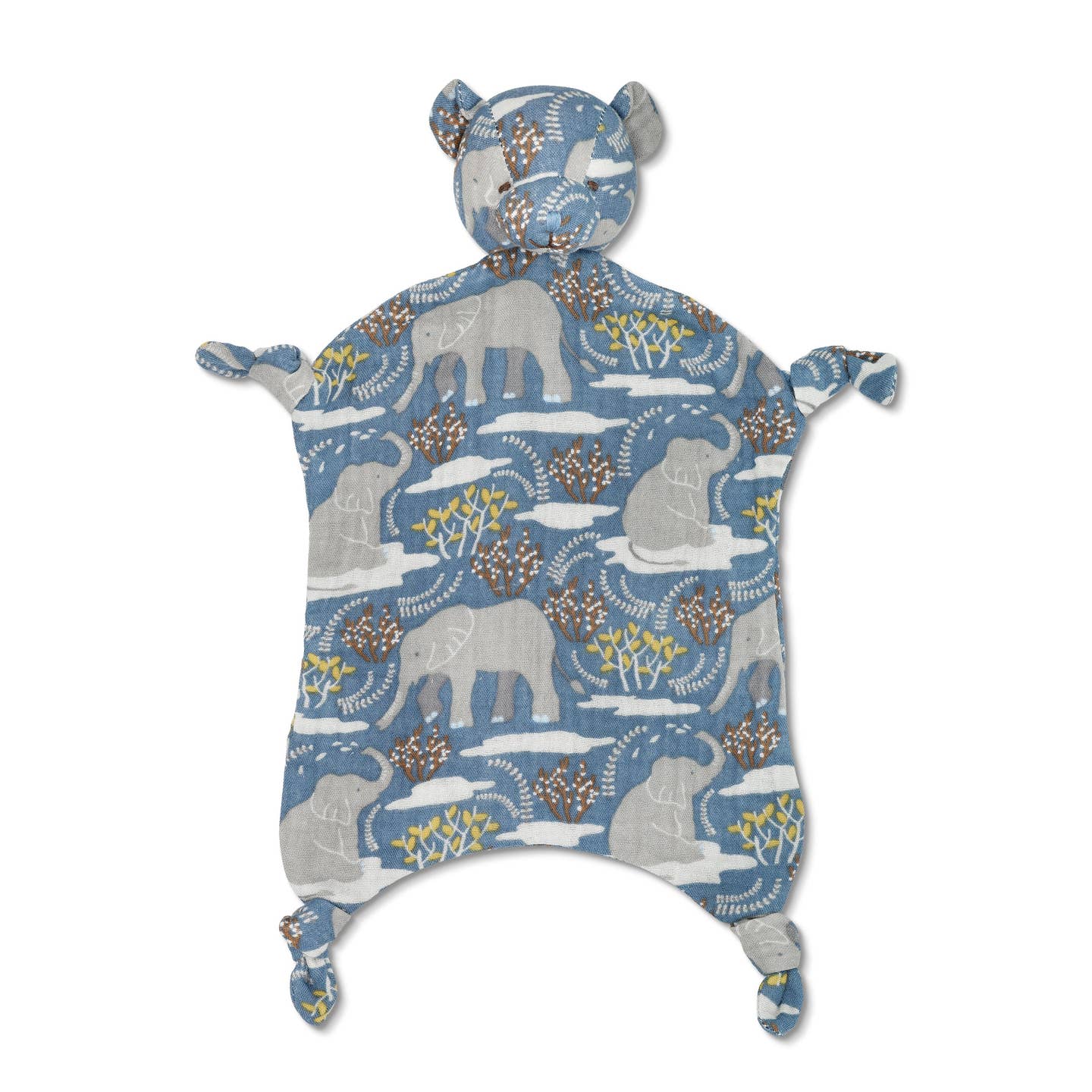 Introducing the Bear Muslin Lovey Security/Cuddle Blanket - Safari Party! This adorable and soft blanket is perfect for comforting your little one. The muslin material provides breathability, while the bear design adds a playful touch. Give your child the ultimate cuddle buddy with this lovey blanket.