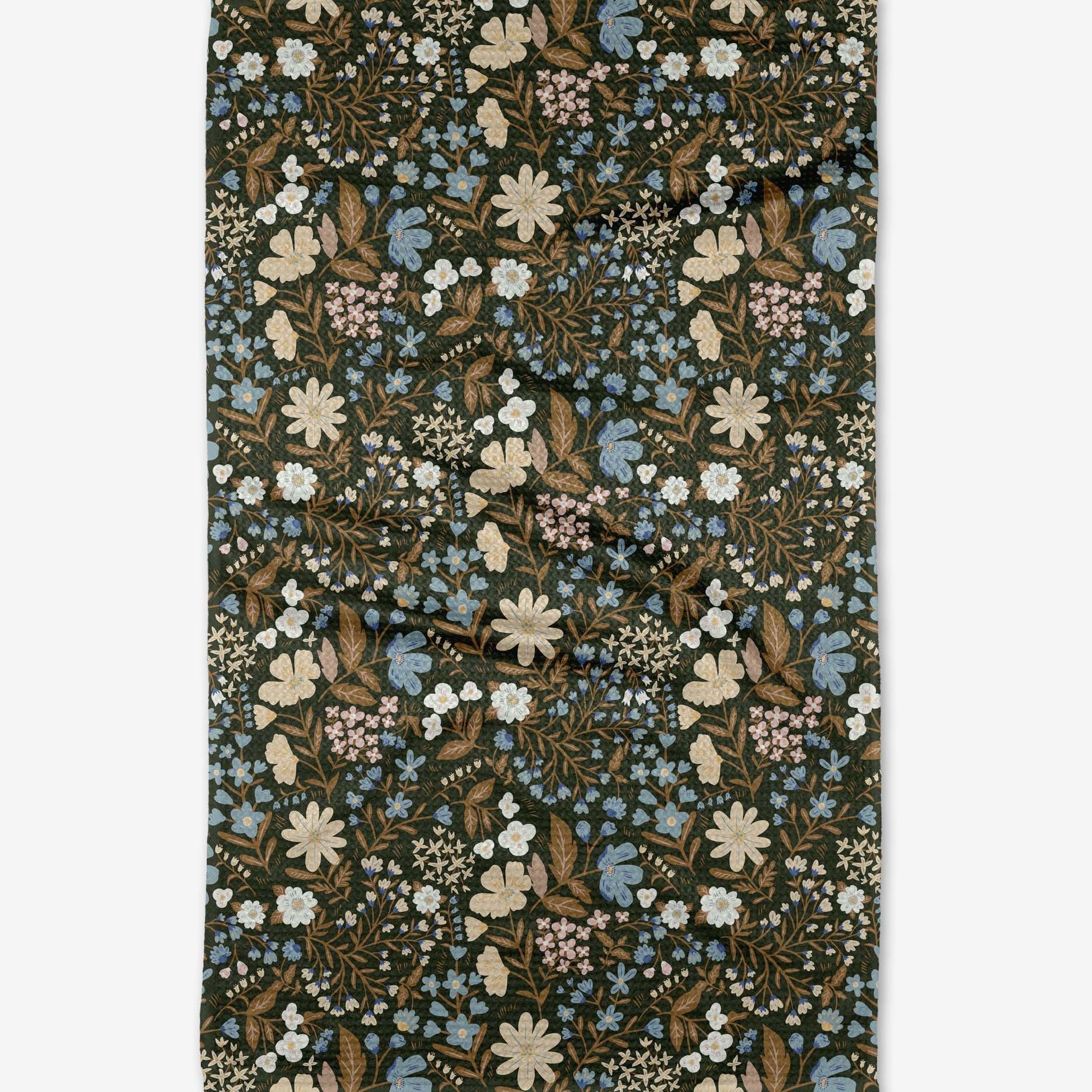 Cottage Meadow Sepia Tea Towel