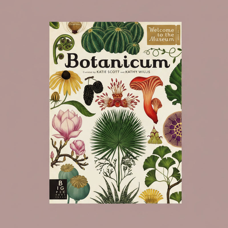 Discover more than 160 exhibits in this virtual museum, open all hours.

The 2017 offering from Big Picture Press's Welcome to the Museum series, Botanicum, is a brilliantly curated guide to plant life. With artwork from Katie Scott of Animalium fame, Botanicum gives readers the experience of a fascinating exhibition from the pages of a beautiful book.

From perennials to bulbs to tropical exotica, Botanicum is a wonderful feast of botanical knowledge complete with superb cross sections of how plants work.