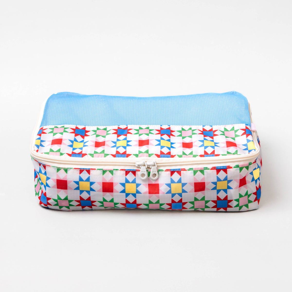 Packing Cube Set - Blue Scandinavian Floral