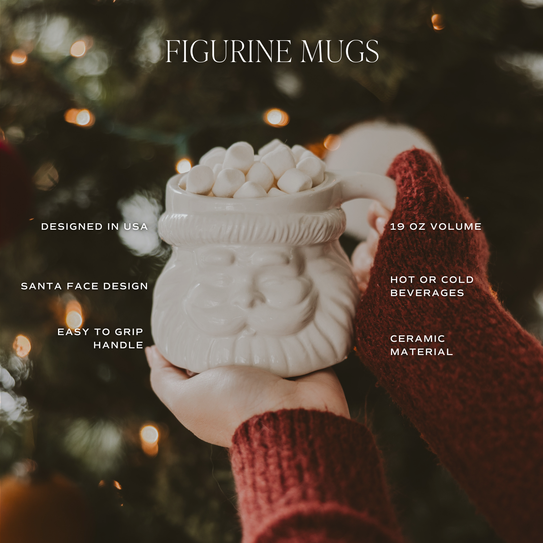 Red Hat Santa Coffee Mug