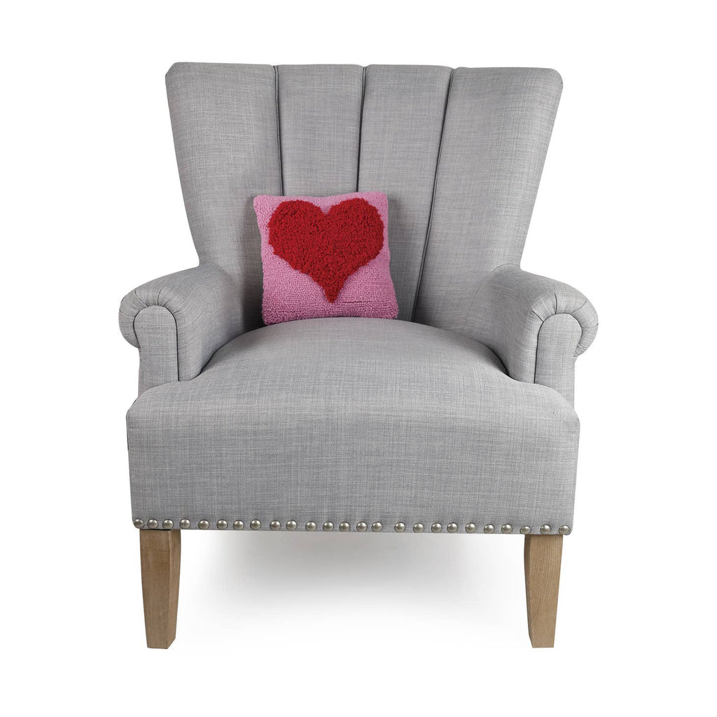 Get hooked on cozy vibes with our Looped Heart Hook Pillow! This playful pillow features a unique looped heart design that adds charm and comfort to any room. Add a touch of fun to your home decor with this quirky and lovable addition. (Pun intended!)