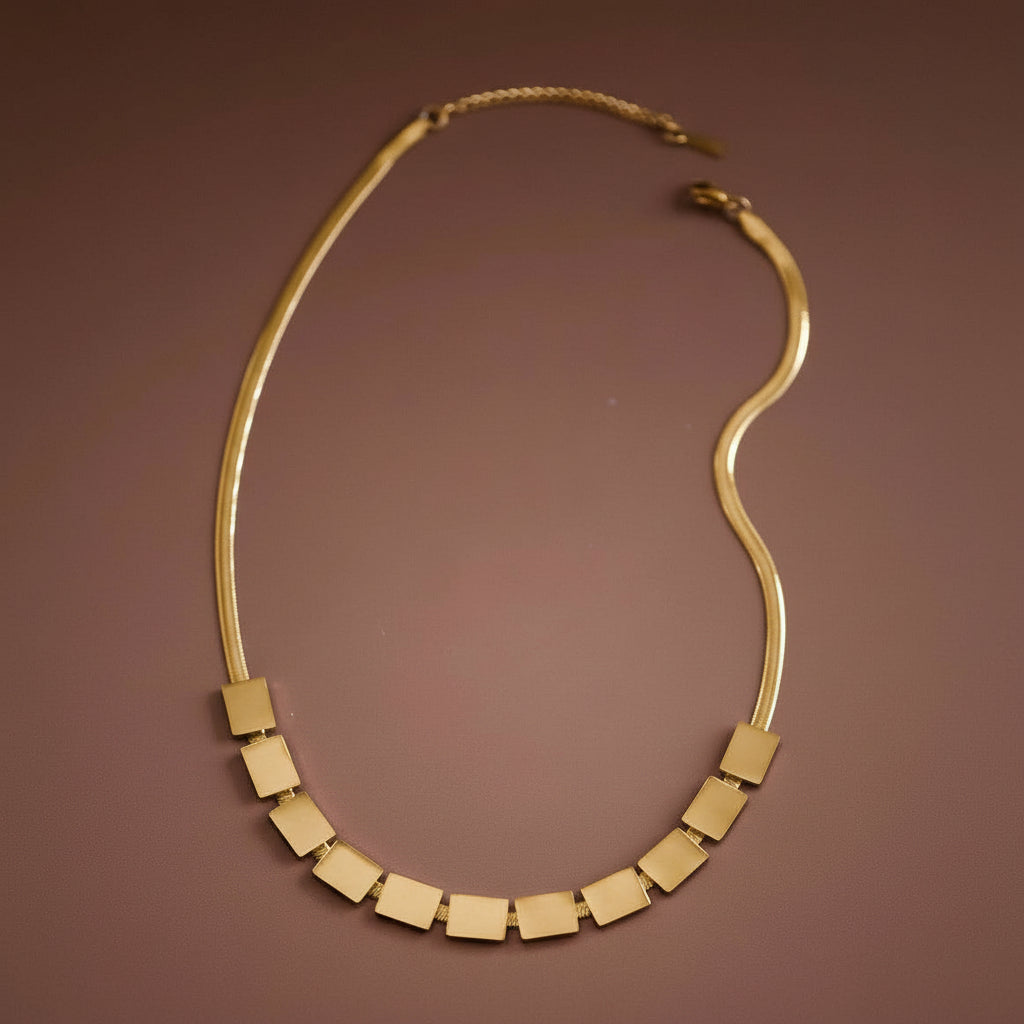 Gold Circle Necklace