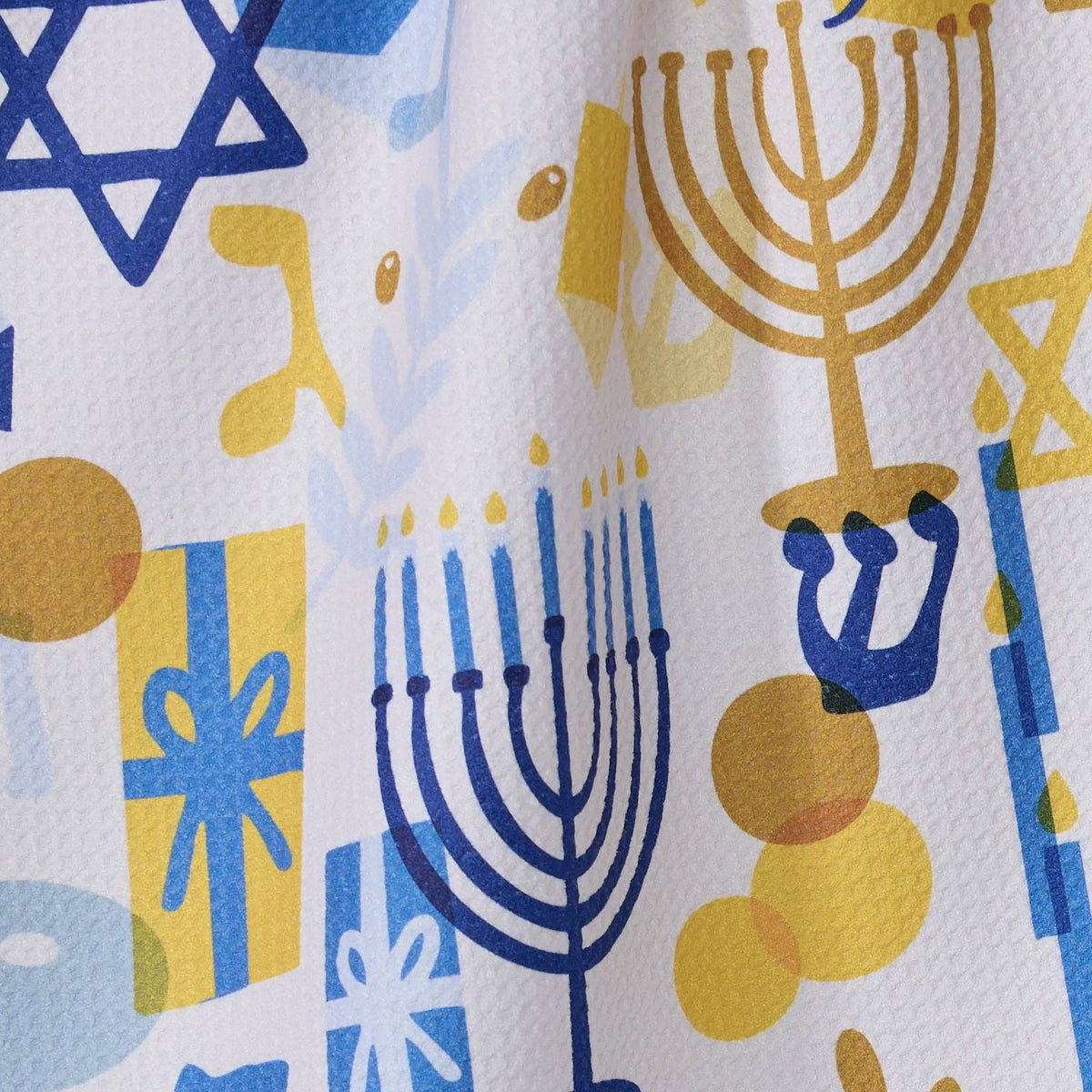 Hanukkah is Here Tea Towel
