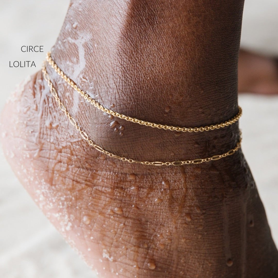 Girl! It's summer and it's time to get living! These anklets are the perfect summer accessory- light, fun, flirty and, like all Hey June products, freaking reliable! 14k Gold filled or sterling silver, you don't have to worry about these- wear them all summer long without tarnishing or turning. We want you to enjoy the heck out of these long, sunny days.&nbsp;&nbsp;