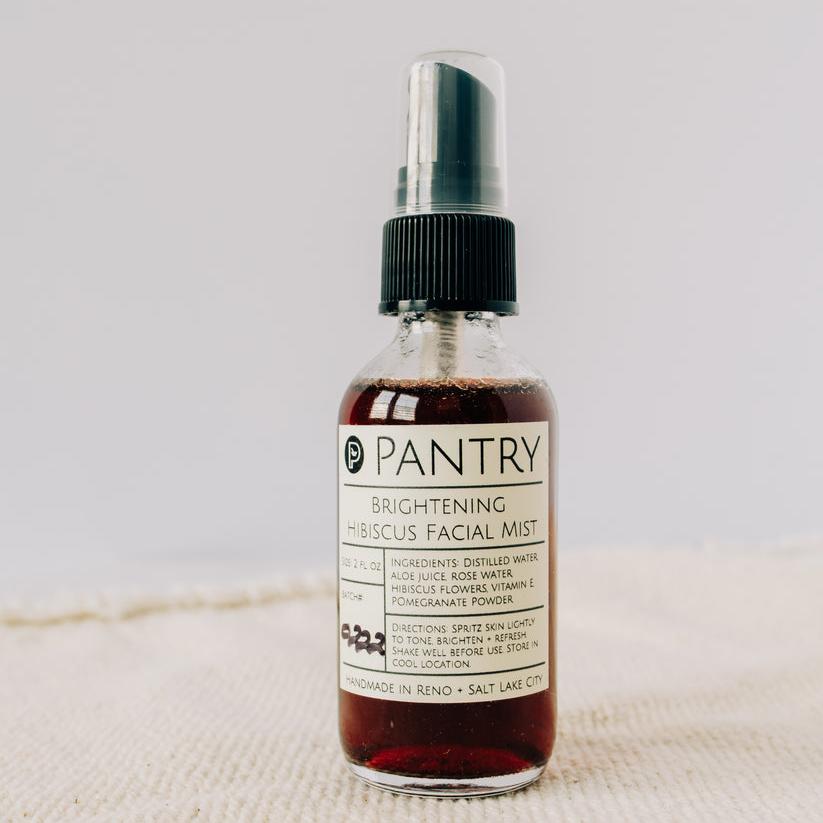 2 fl oz bottle of hibiscus facial mist
