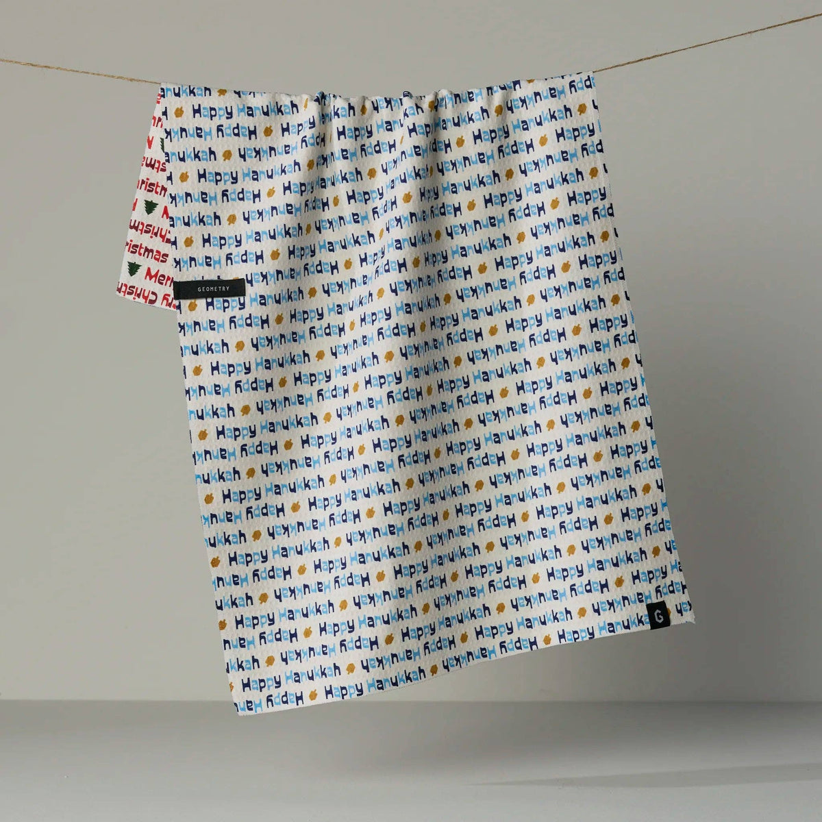 Shared Joy Luxe Kitchen Towel- happy hanukkah