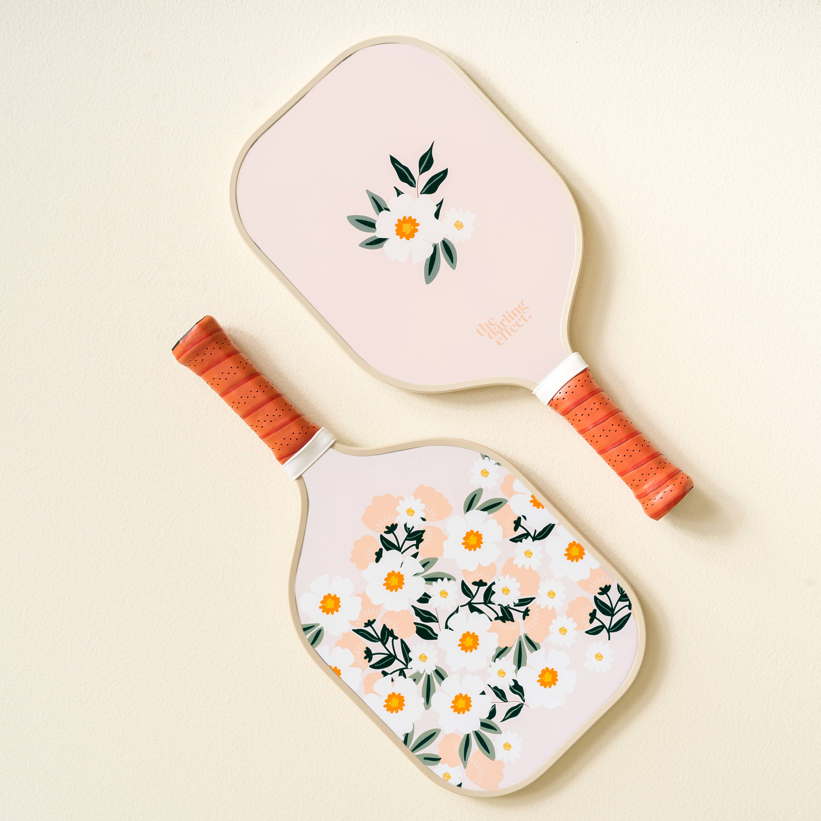 Pickleball Paddle - Pink Flower Talk