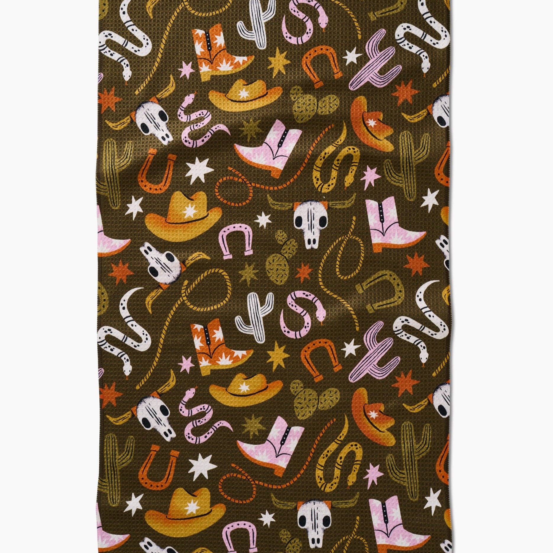 Wild Cowboy Tea Towel