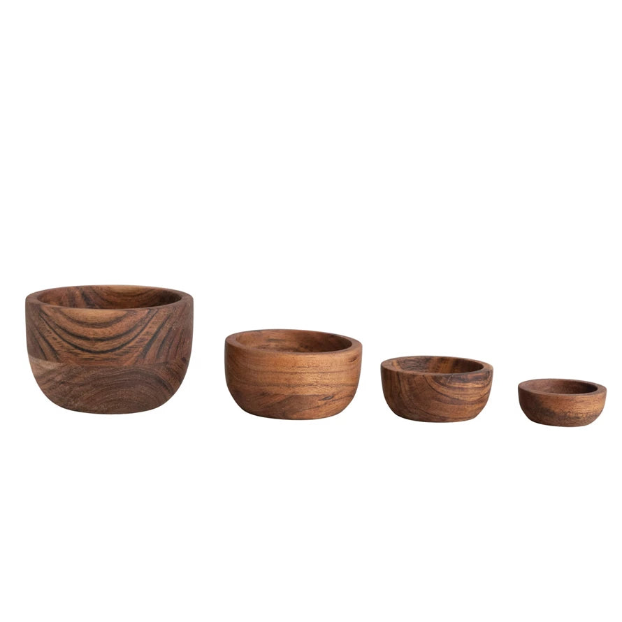 Acacia Wood Bowls - 4 Sizes