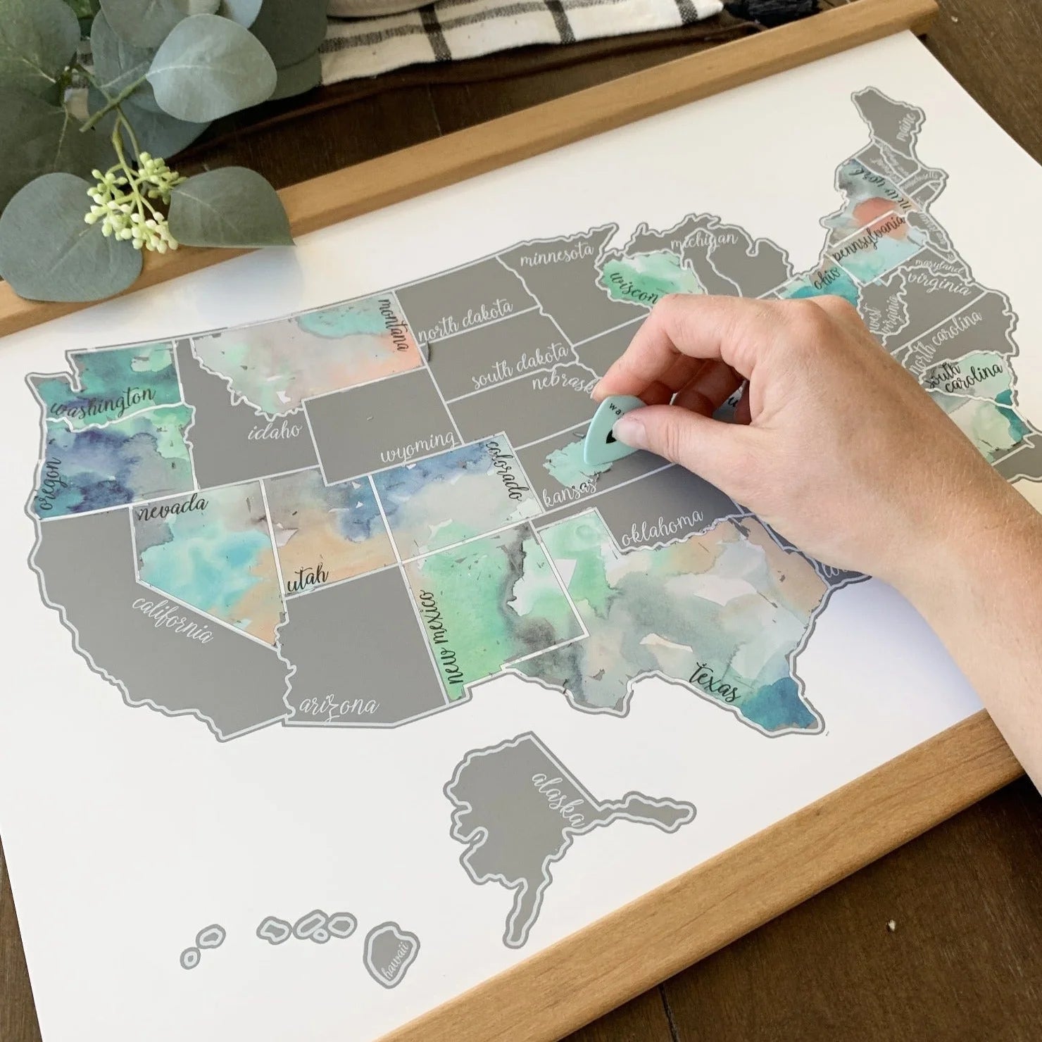 US Scratch Off Maps