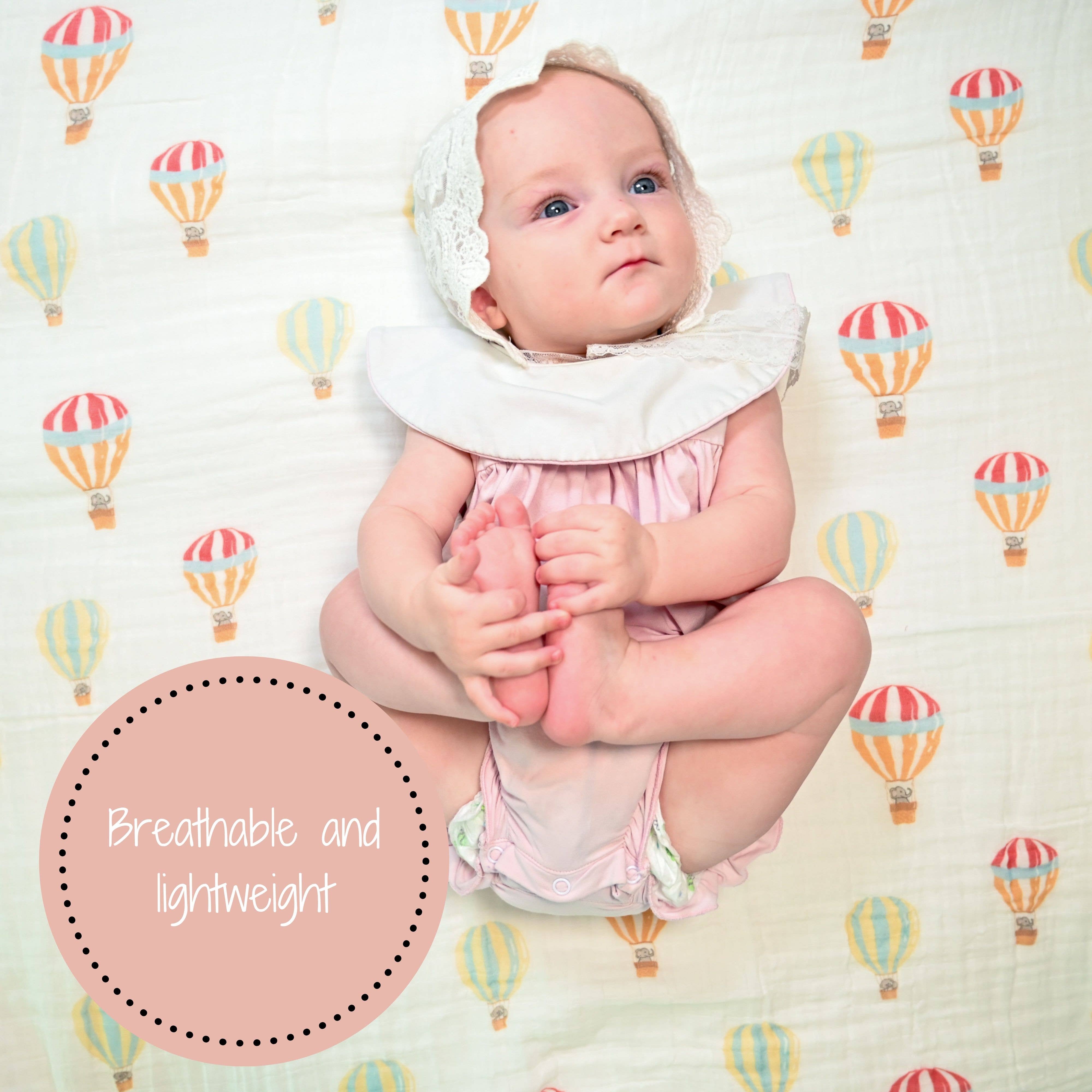 The Sky Is The Limit Baby Muslin Blanket
