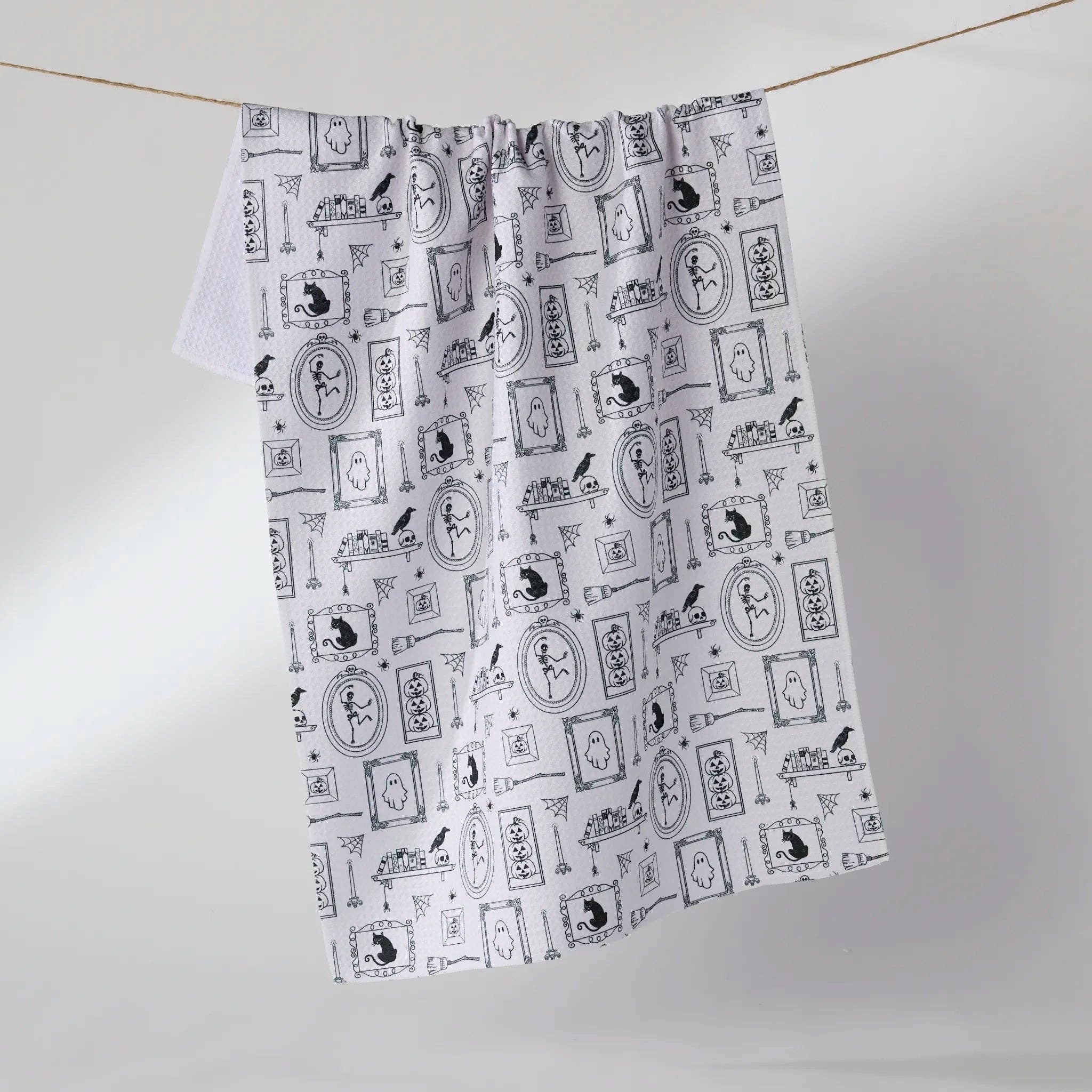Haunted Gallery Tea Towel