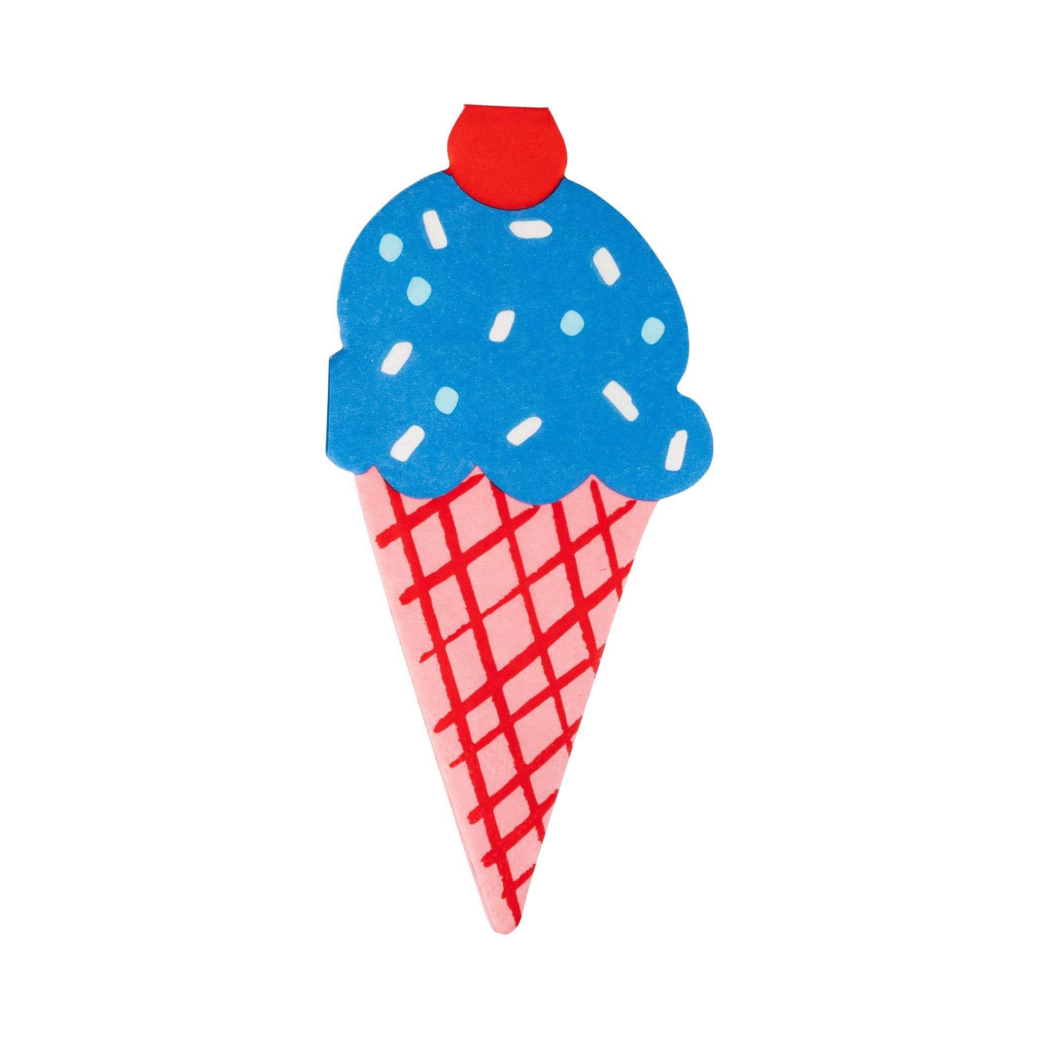 Add a fun touch to your next party with our Ice Cream Shaped Dinner Napkin. These summer treat ice cream napkins are perfect for adding a playful twist to your dinner table. Enjoy the convenience of a napkin and the enjoyment of a sweet treat all in one!

Details:

includes 24 paper napkins
3" x 6.5" 3 sets make 1 pack