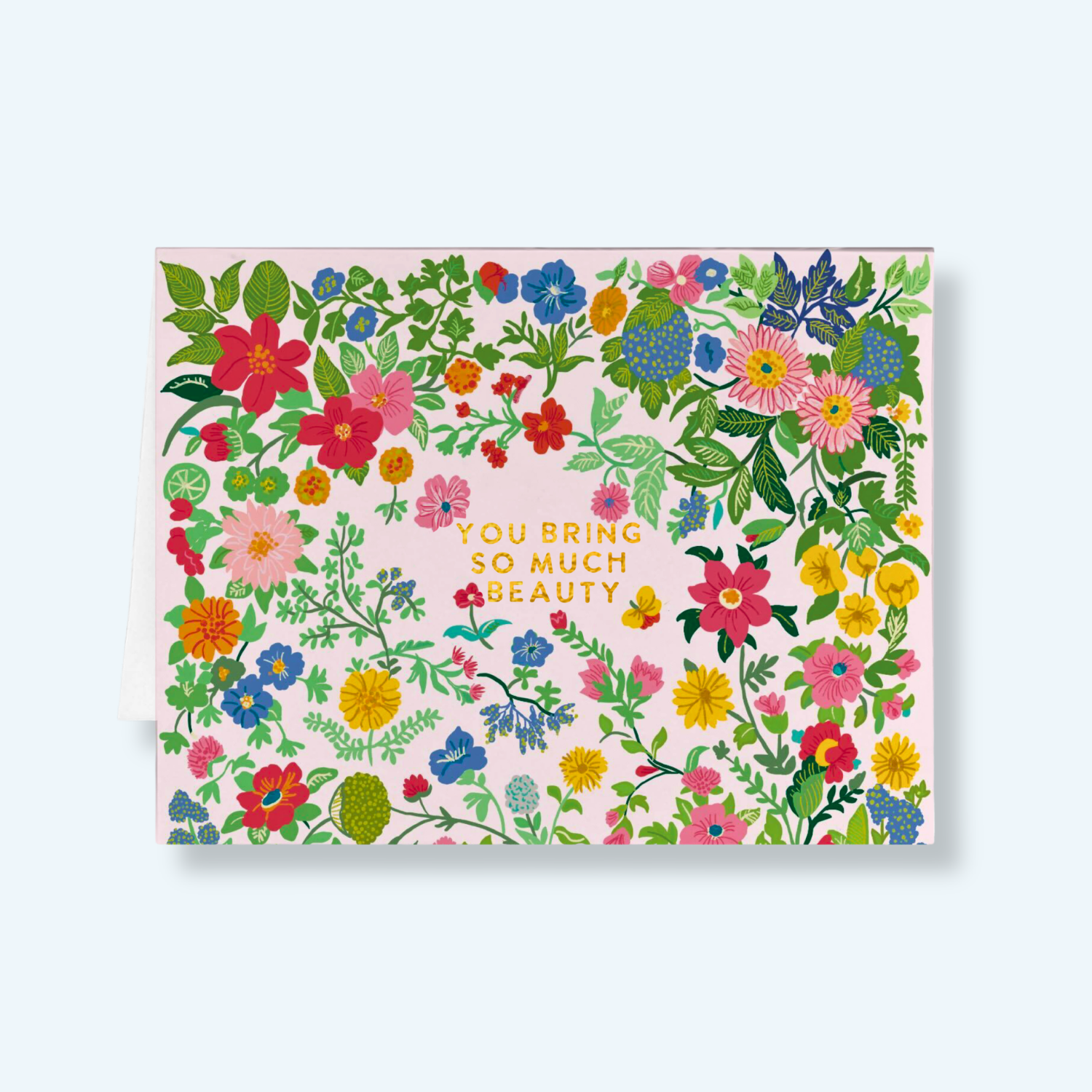 Every great story deserves a personal touch and a note that is worth keeping.

Our greeting cards are hand-illustrated windows into a world of whimsy, designed to bring a little bit of magic to your mailbox. Each 4.25" x 5.5" card is finished with a delicate touch of gold foil on premium paper, offering a soft, poetic aesthetic that feels like a page turned from a favorite childhood book.

Blank interior.