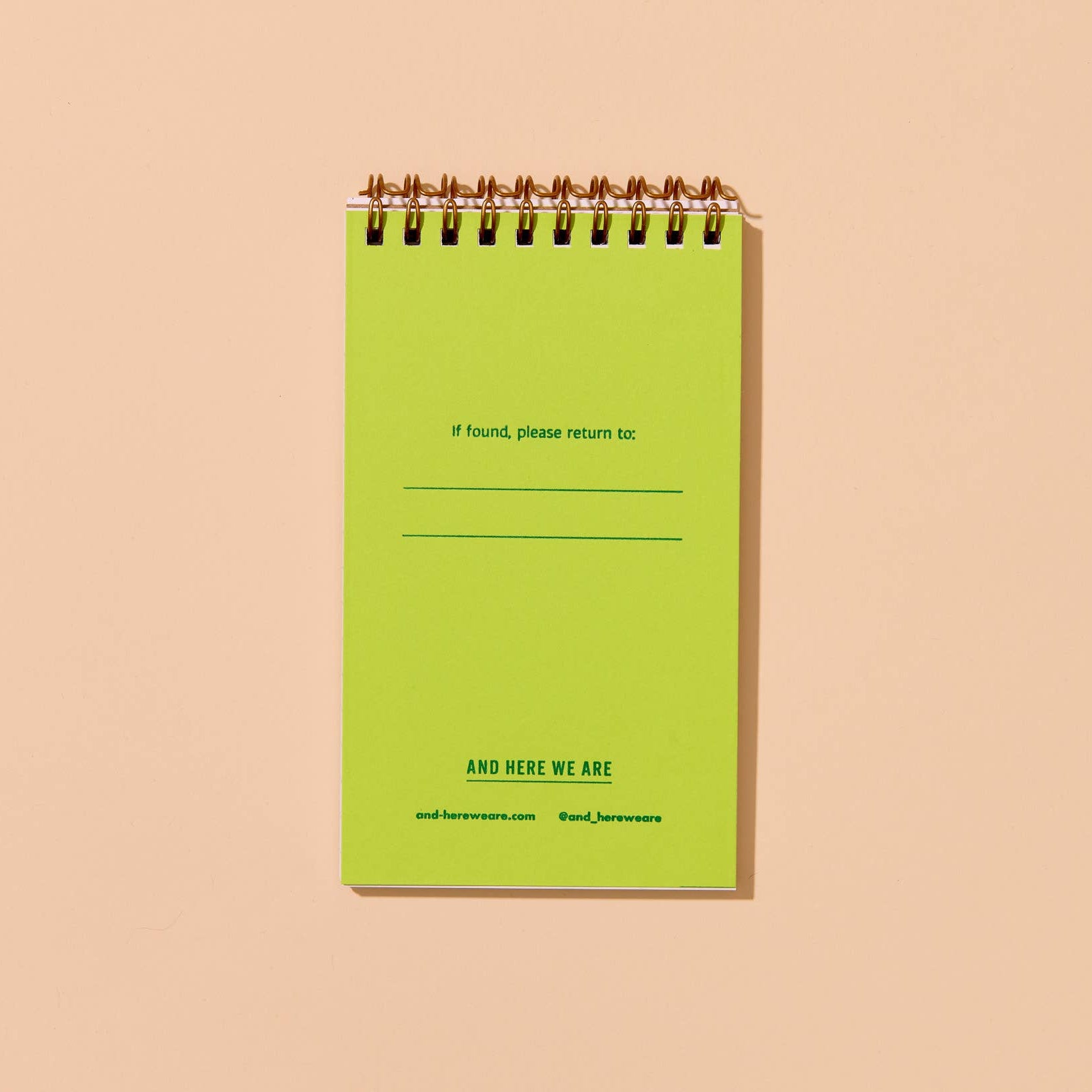 Cross-stitch Rose Letterpress Spiral Notebook
