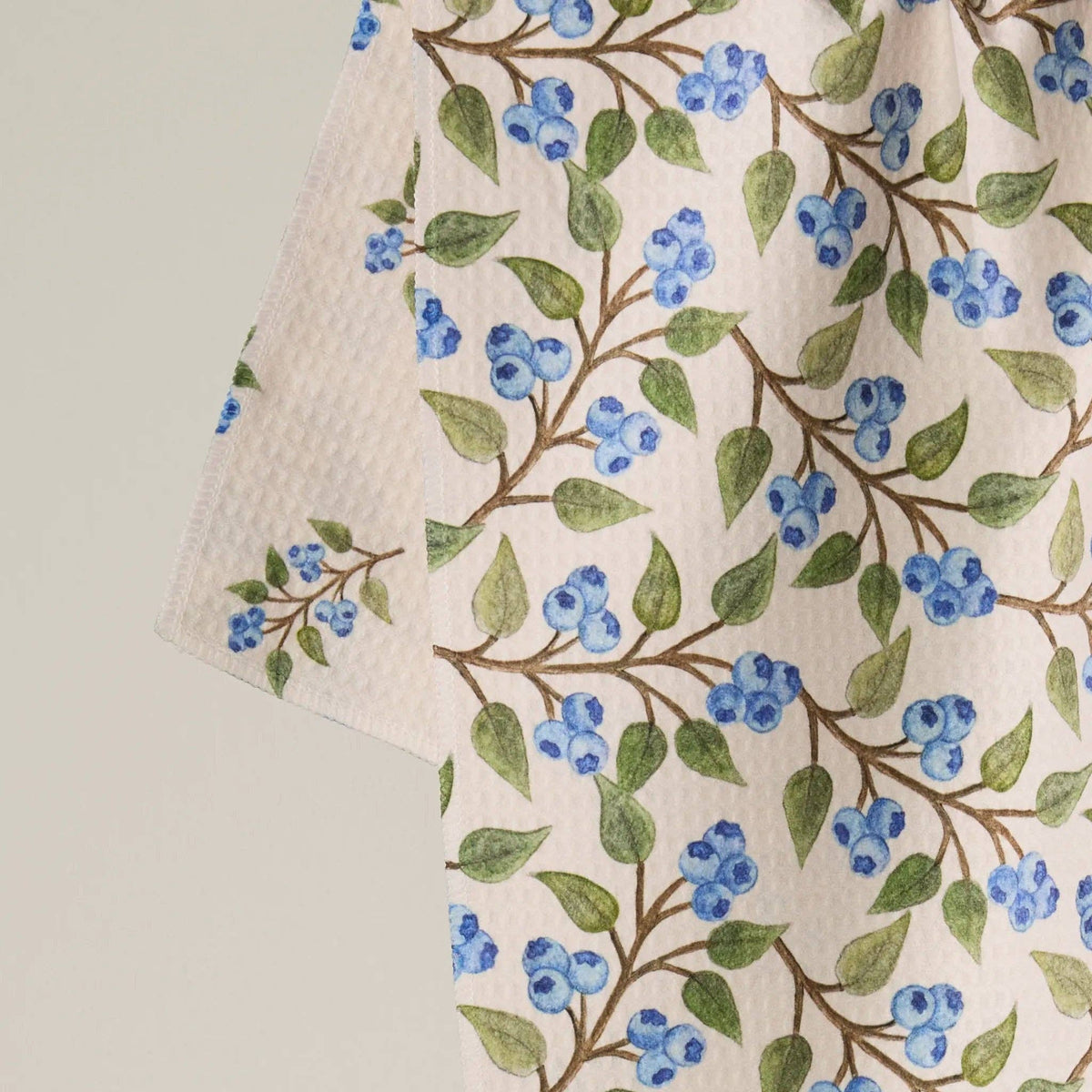 Blueberry Sprig Luxe Kitchen Towel