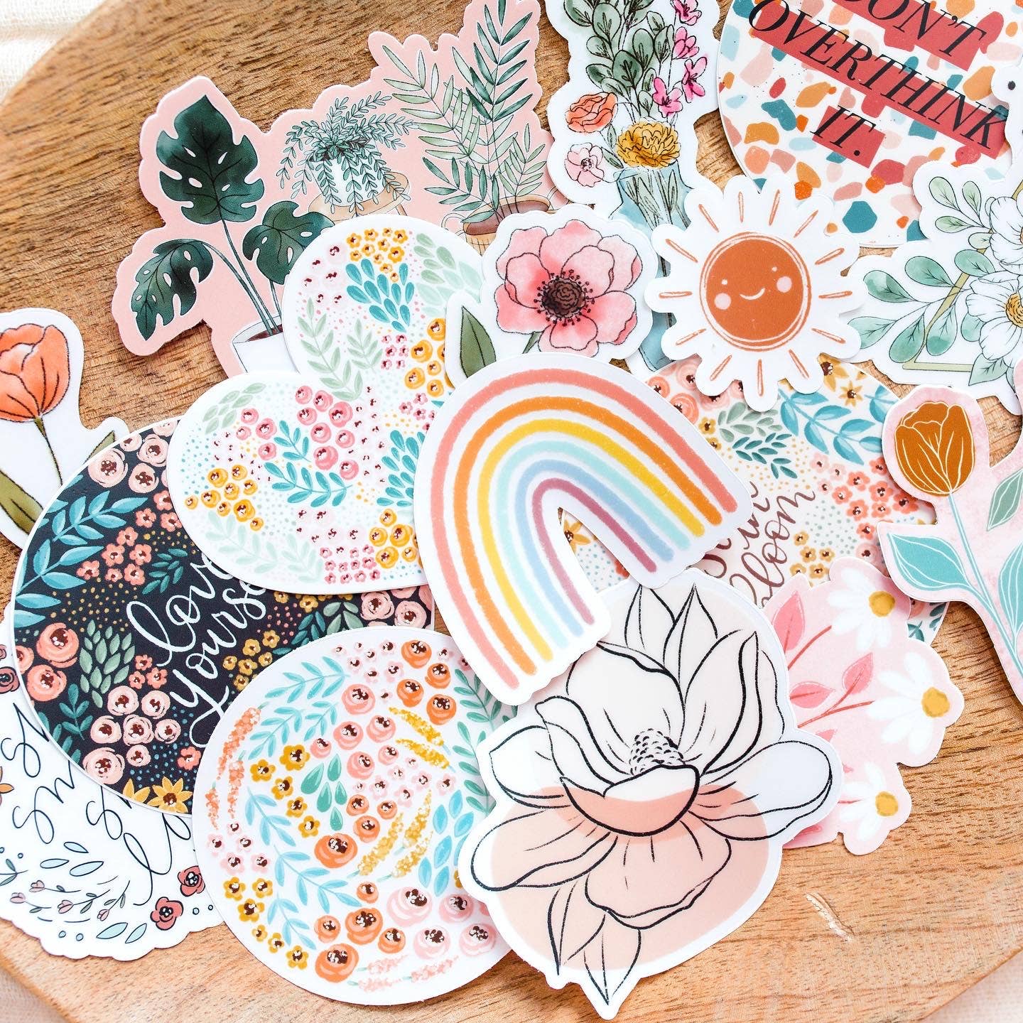 Floral Heart Sticker