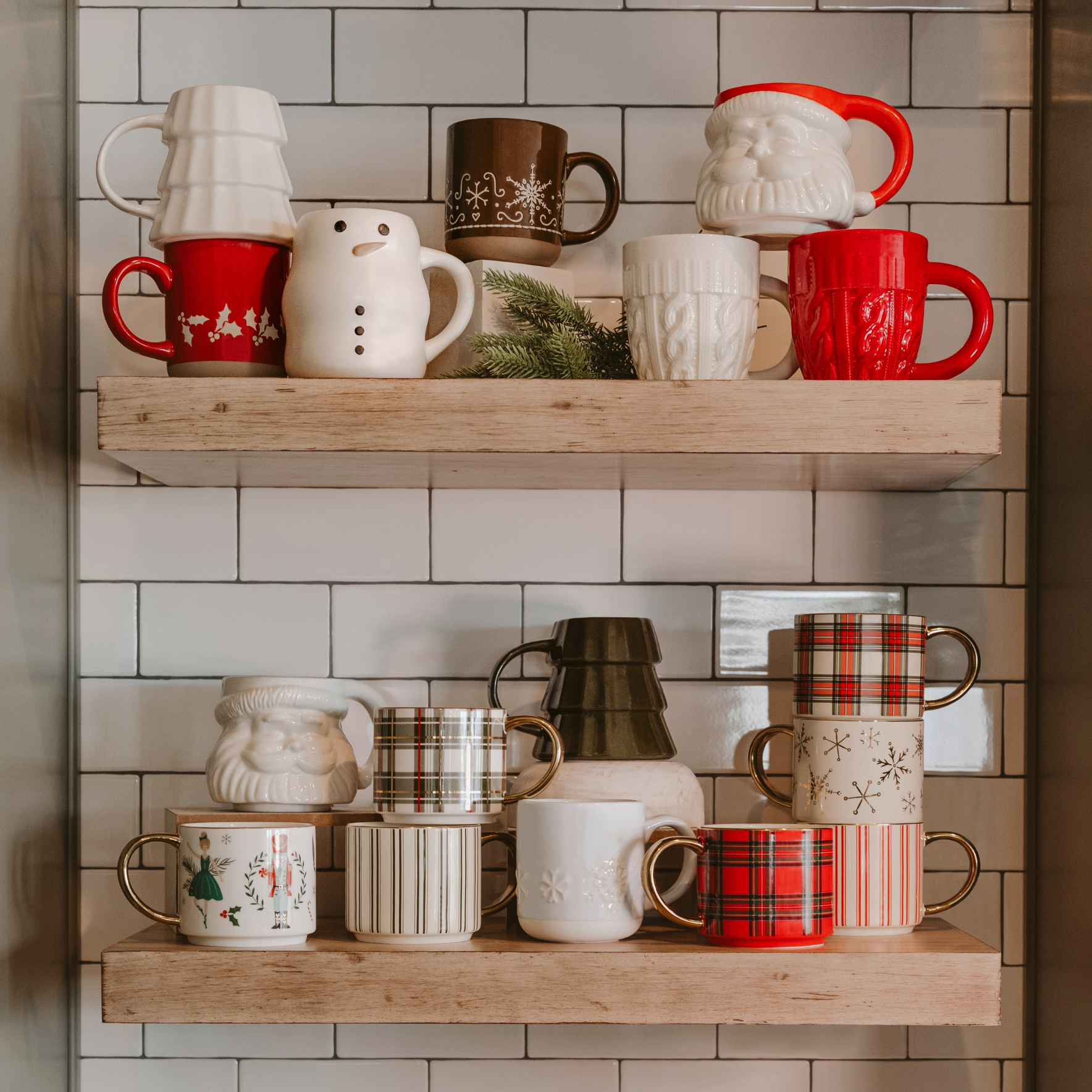 Red Plaid Coffee Mug