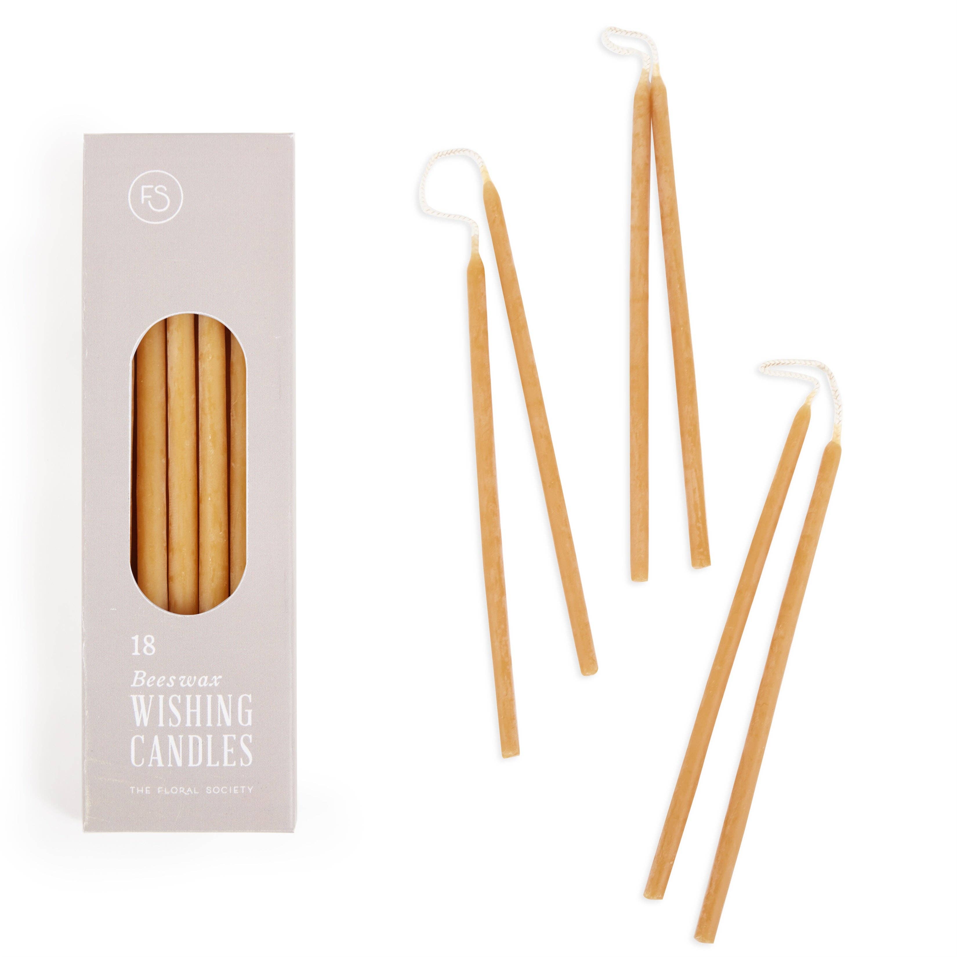 Beeswax Dipped Wishing Candles - 6 Colors Available