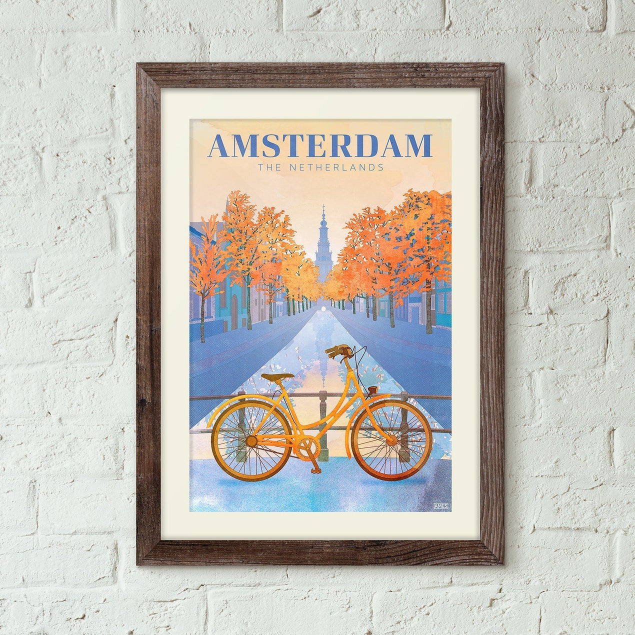 New Zealand Vintage Style Travel Poster