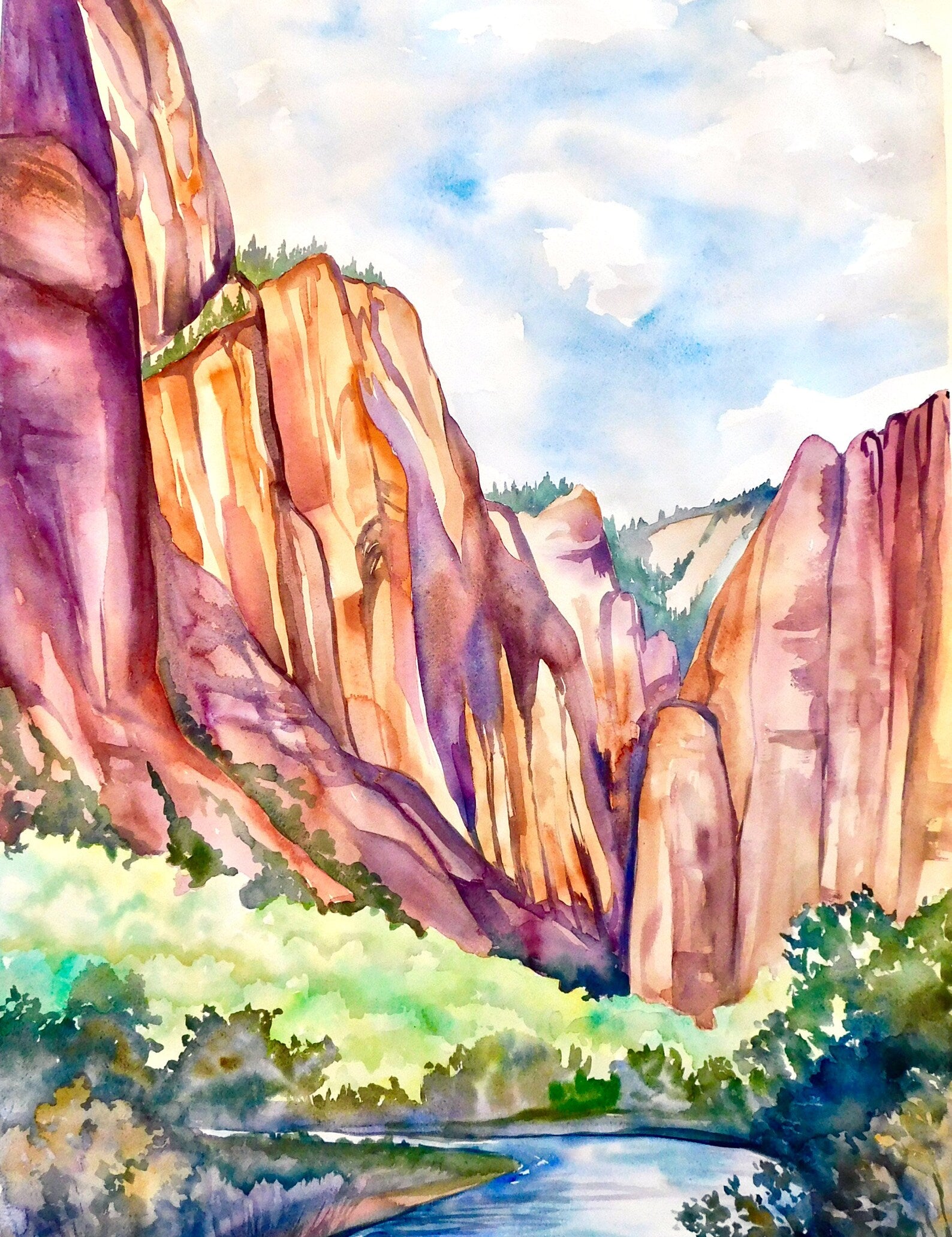 The Virgin River Print